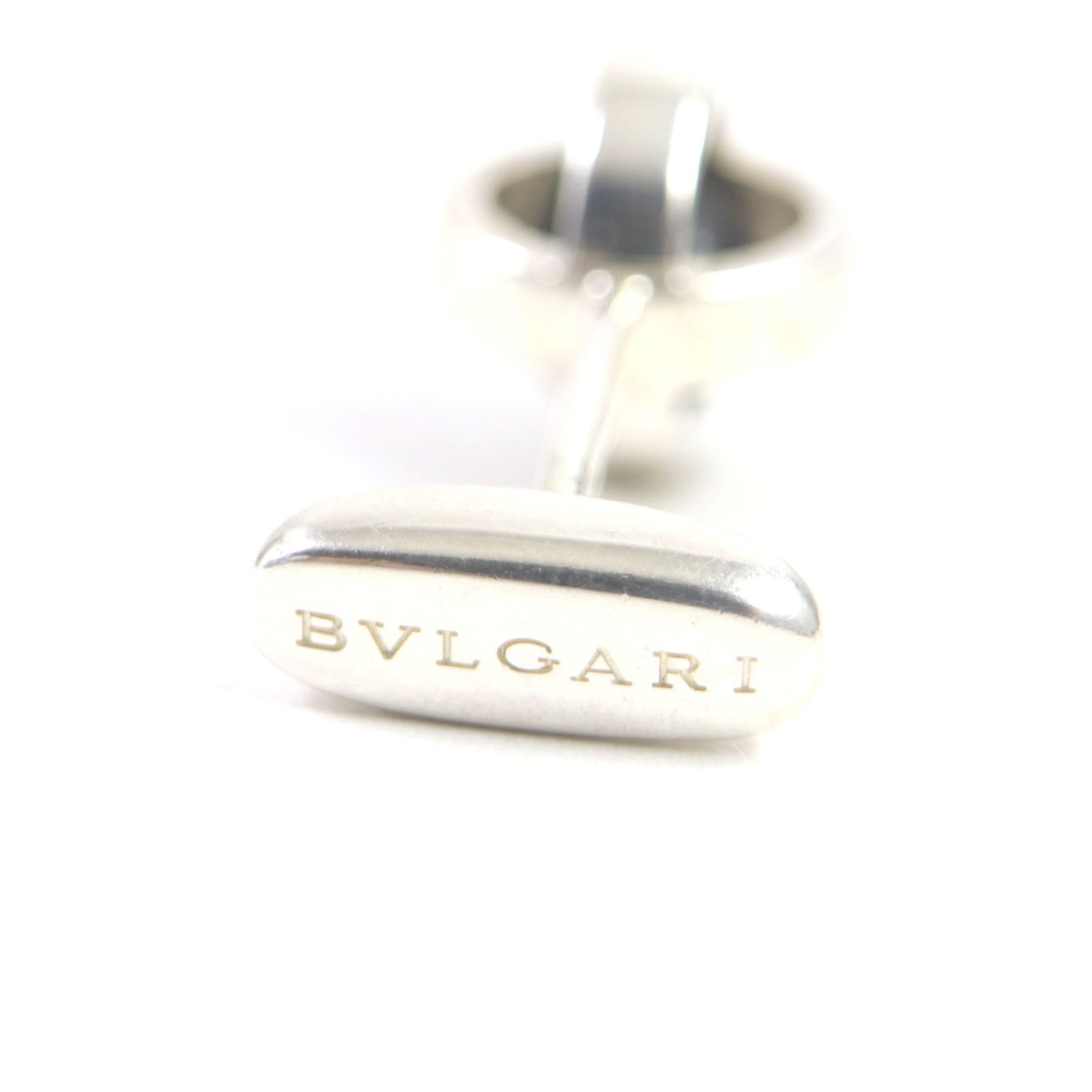 Bvlgari Silver Logo Cuffs Bracelet