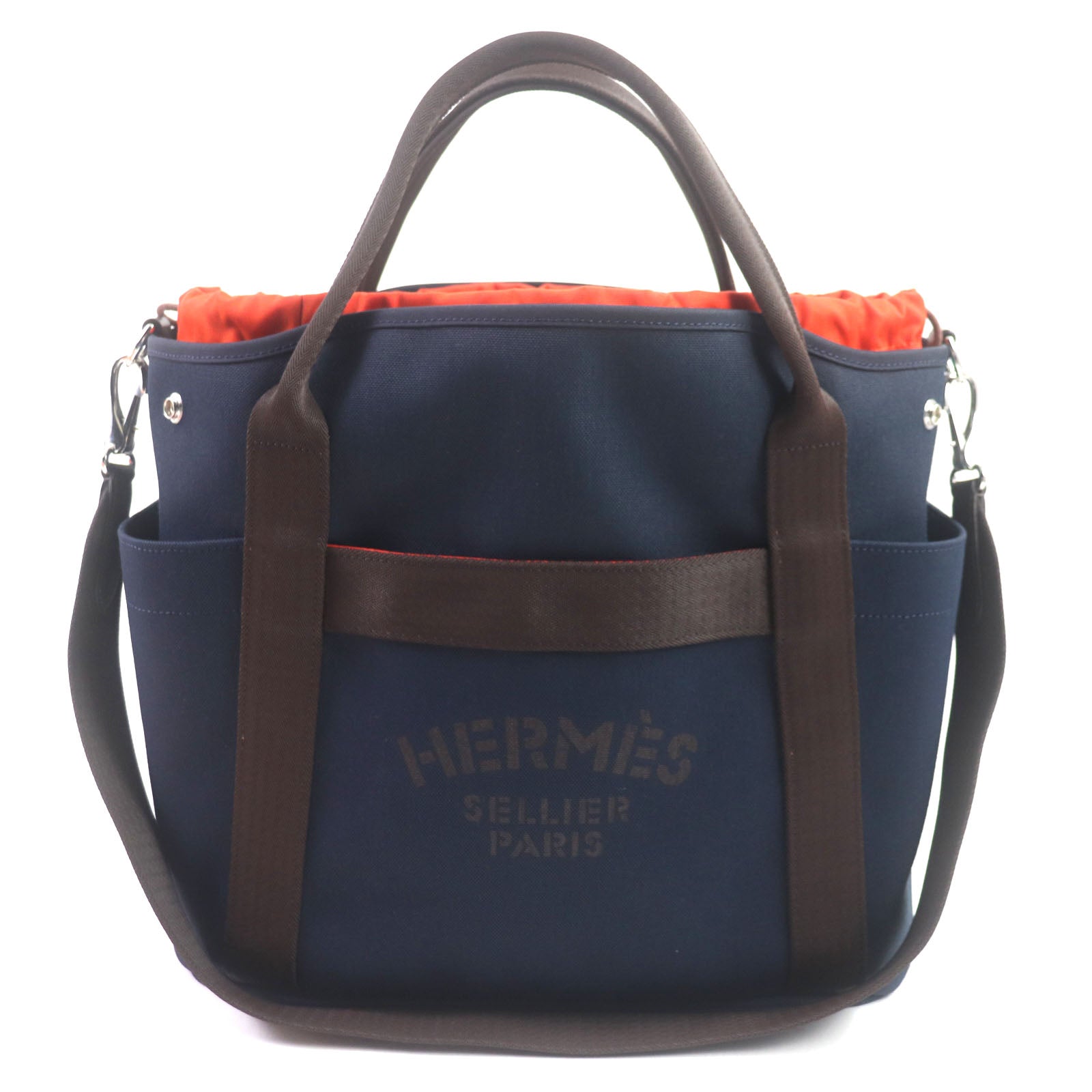 HERMES Sucked Pansage Groom 2WAY Tote Bag