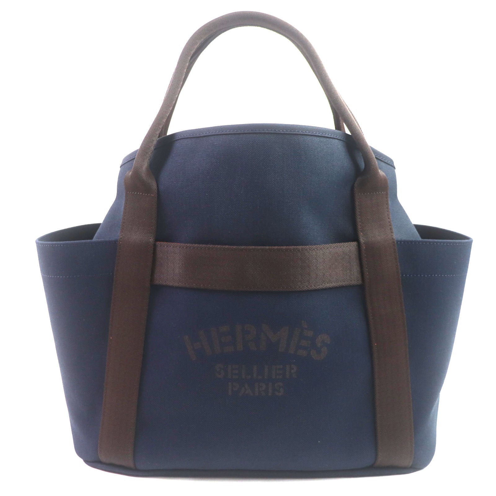 HERMES Sucked Pansage Groom 2WAY Tote Bag