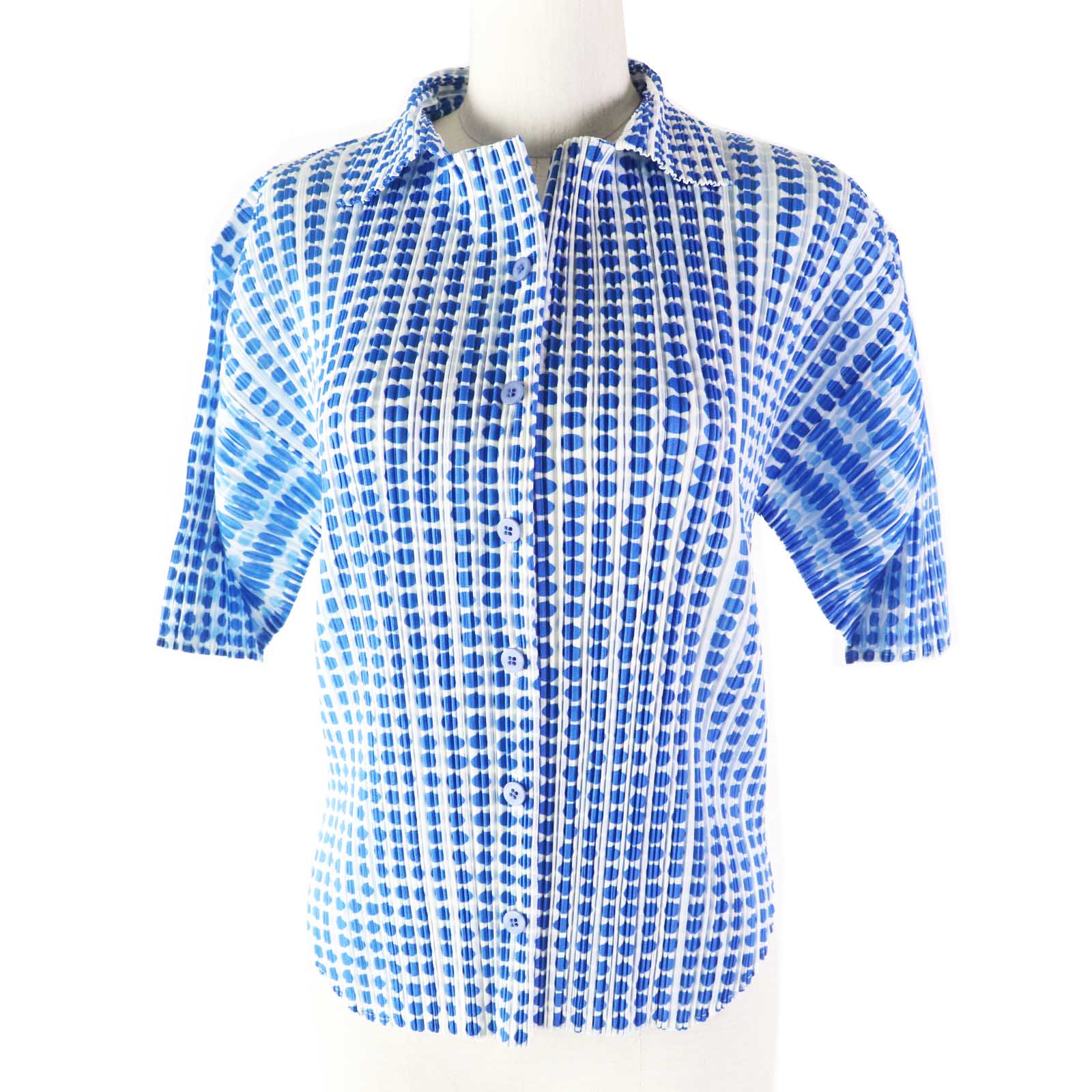 Issey Miyake Dot Pattern Shirt Women