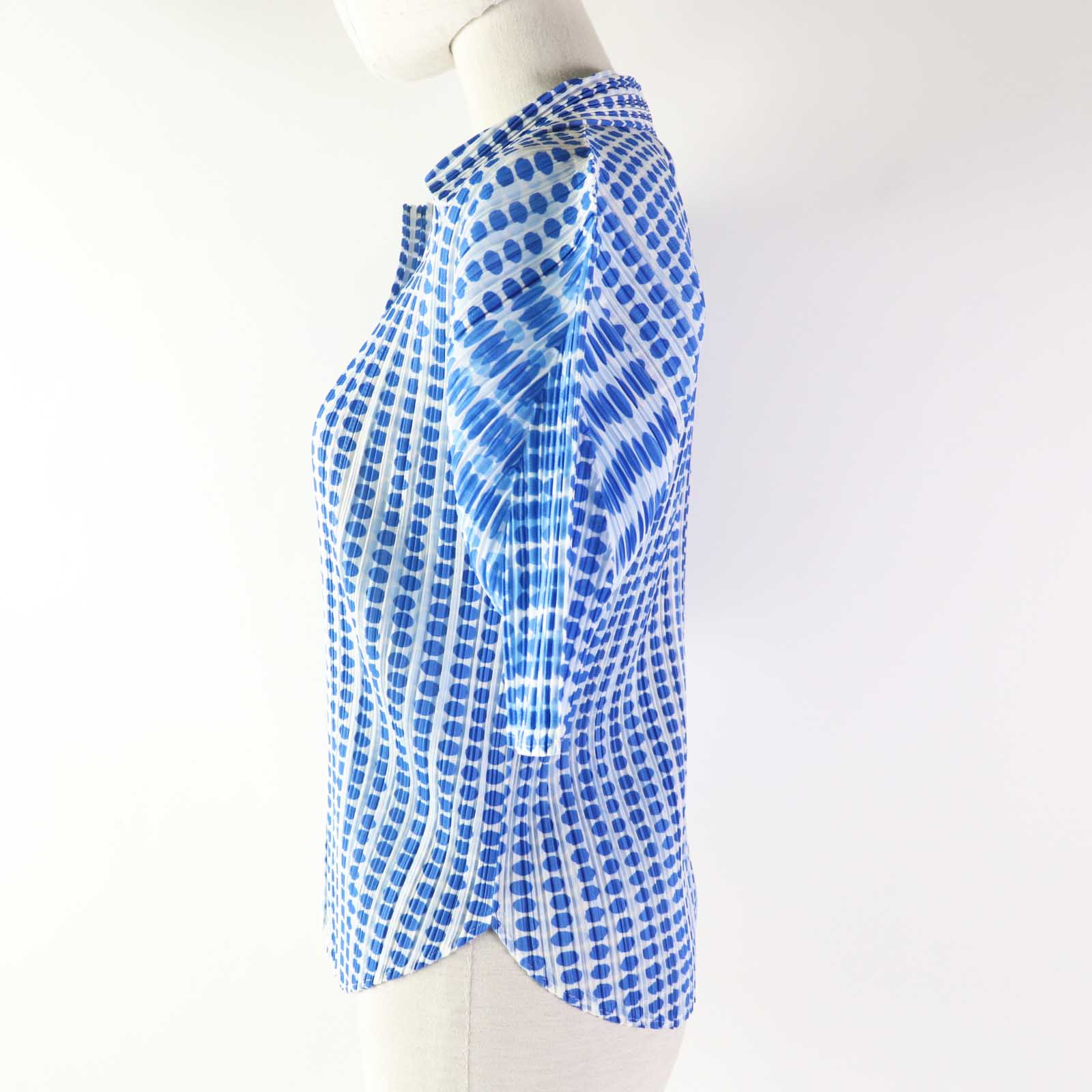 Issey Miyake Dot Pattern Shirt Women