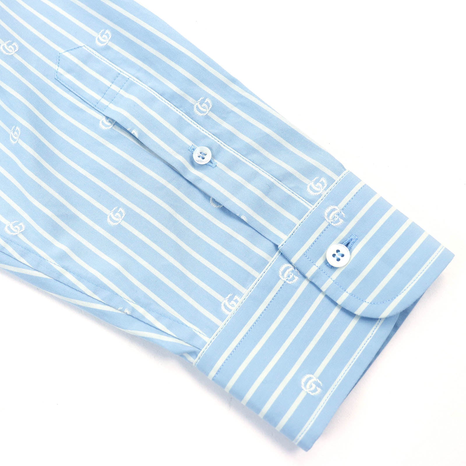 GUCCI GG Striped Cotton Shirt 625888