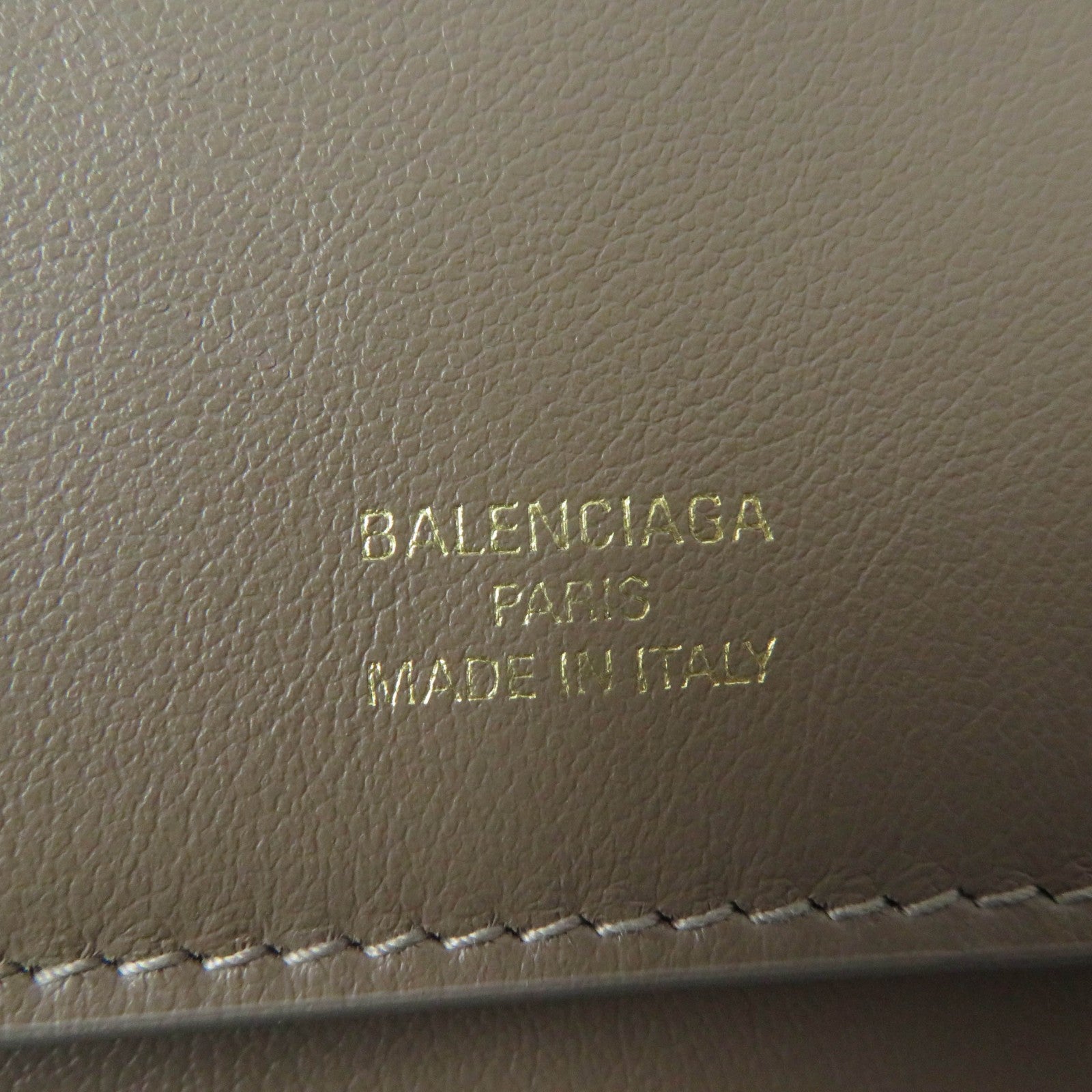 Balenciaga Leather Slim Continental Wallet