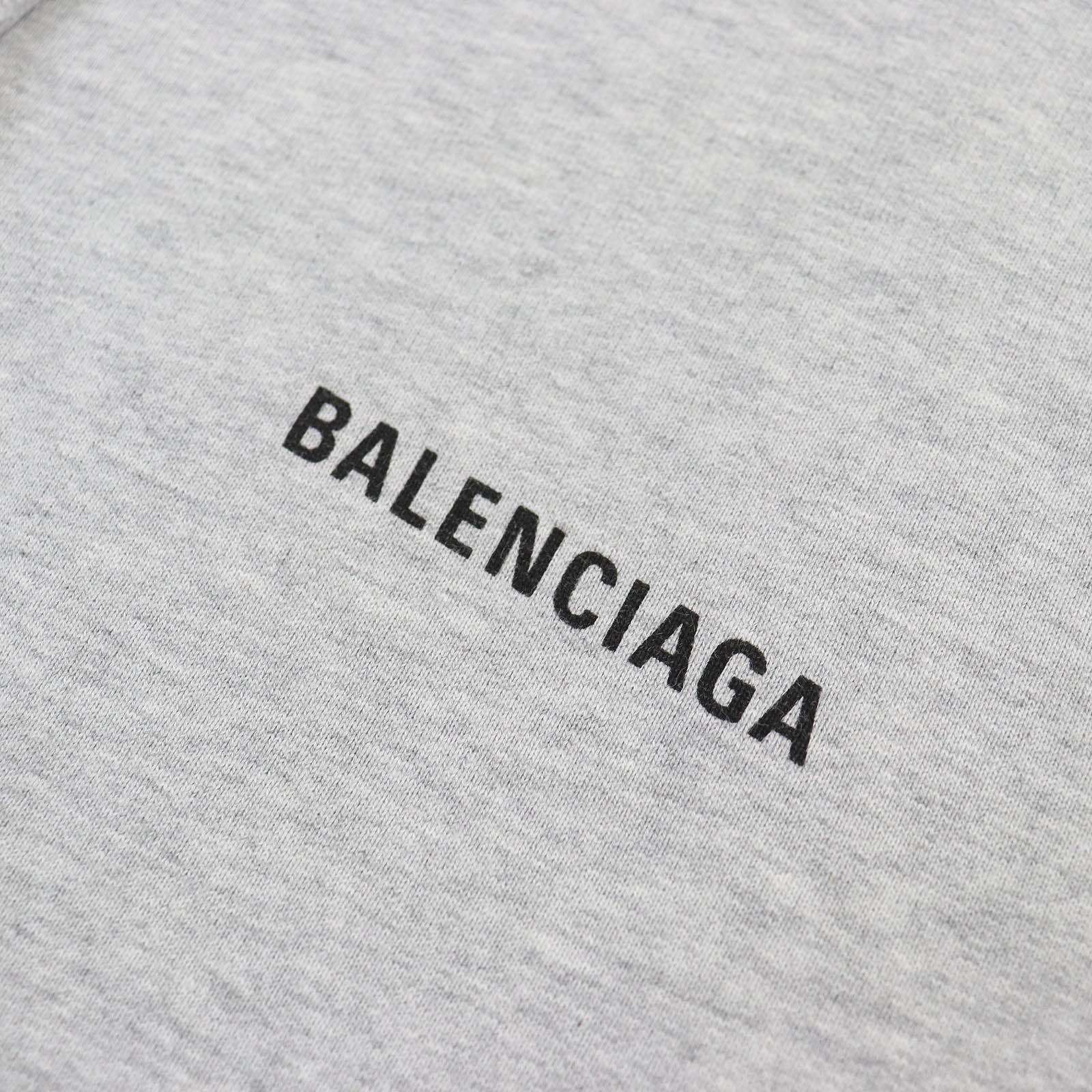 Balenciaga Cotton Back Logo Pullover Hoodie