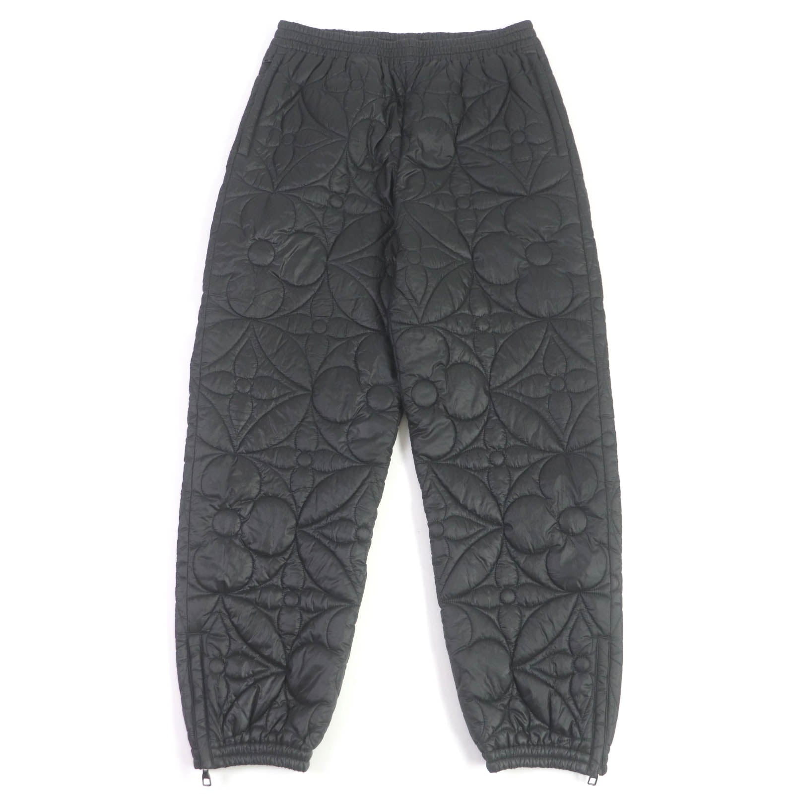 Louis Vuitton Monogram Quilted Sporty Trousers Black