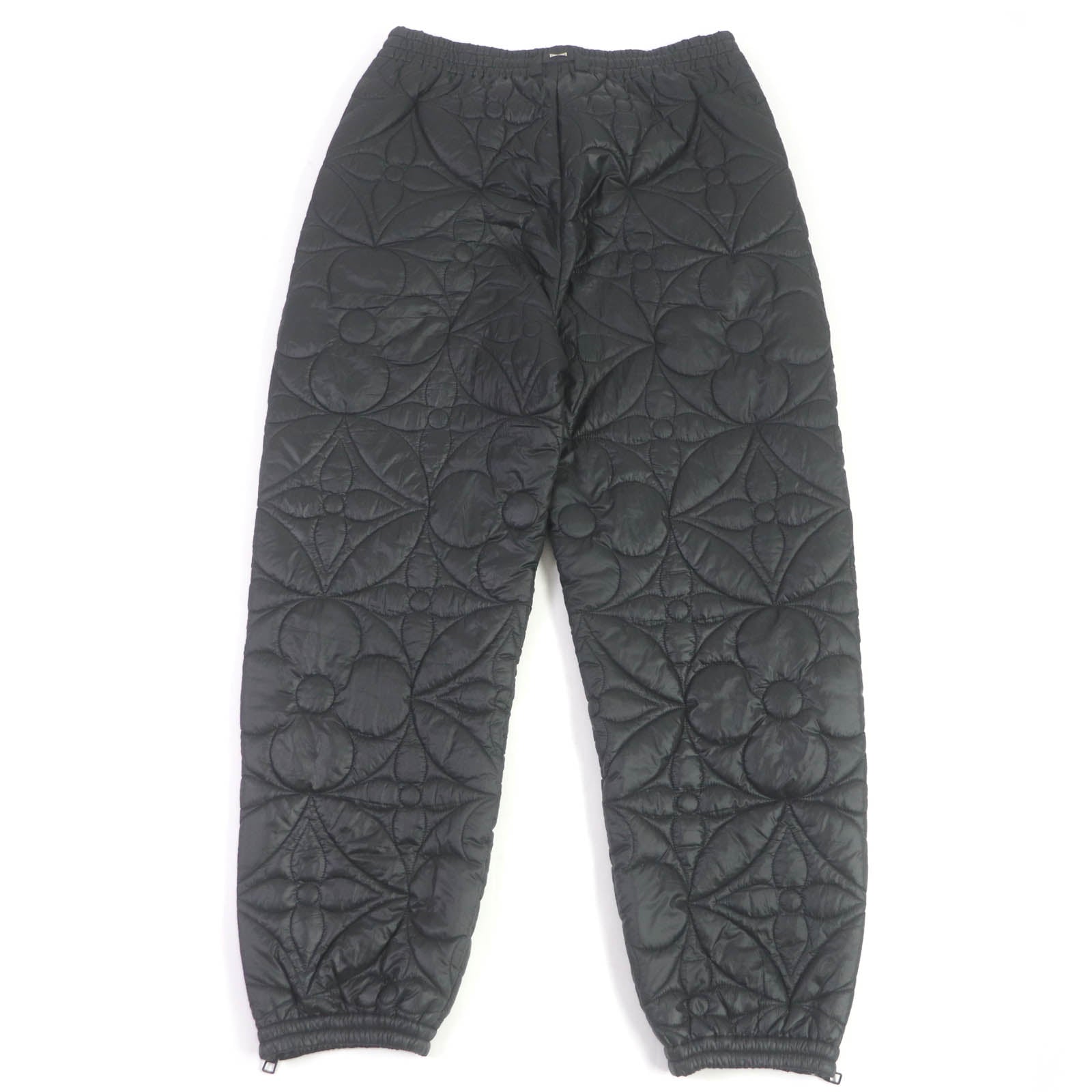 Louis Vuitton Monogram Quilted Sporty Trousers Black