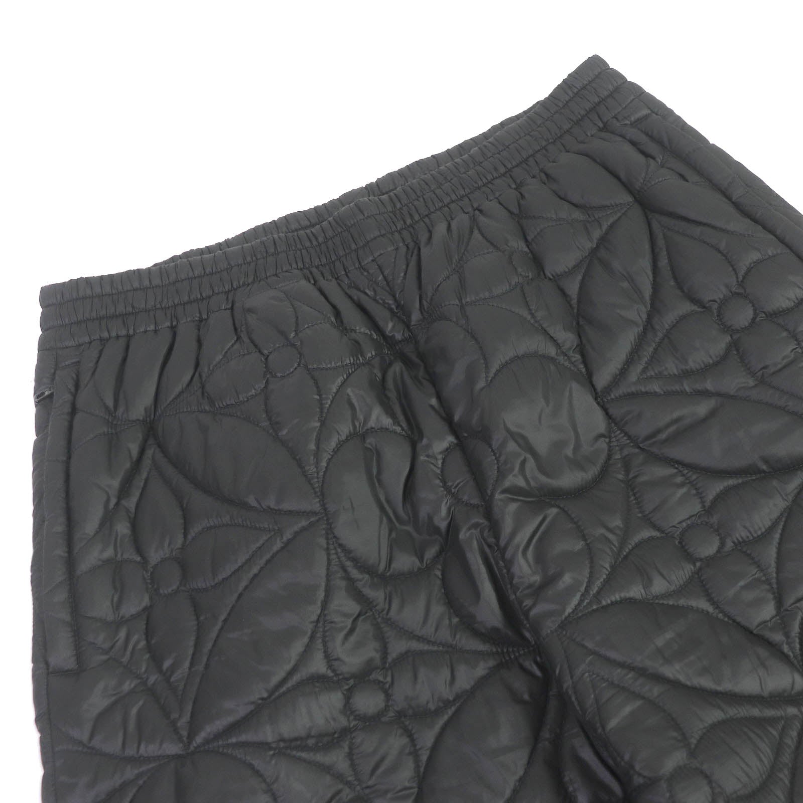 Louis Vuitton Monogram Quilted Sporty Trousers Black