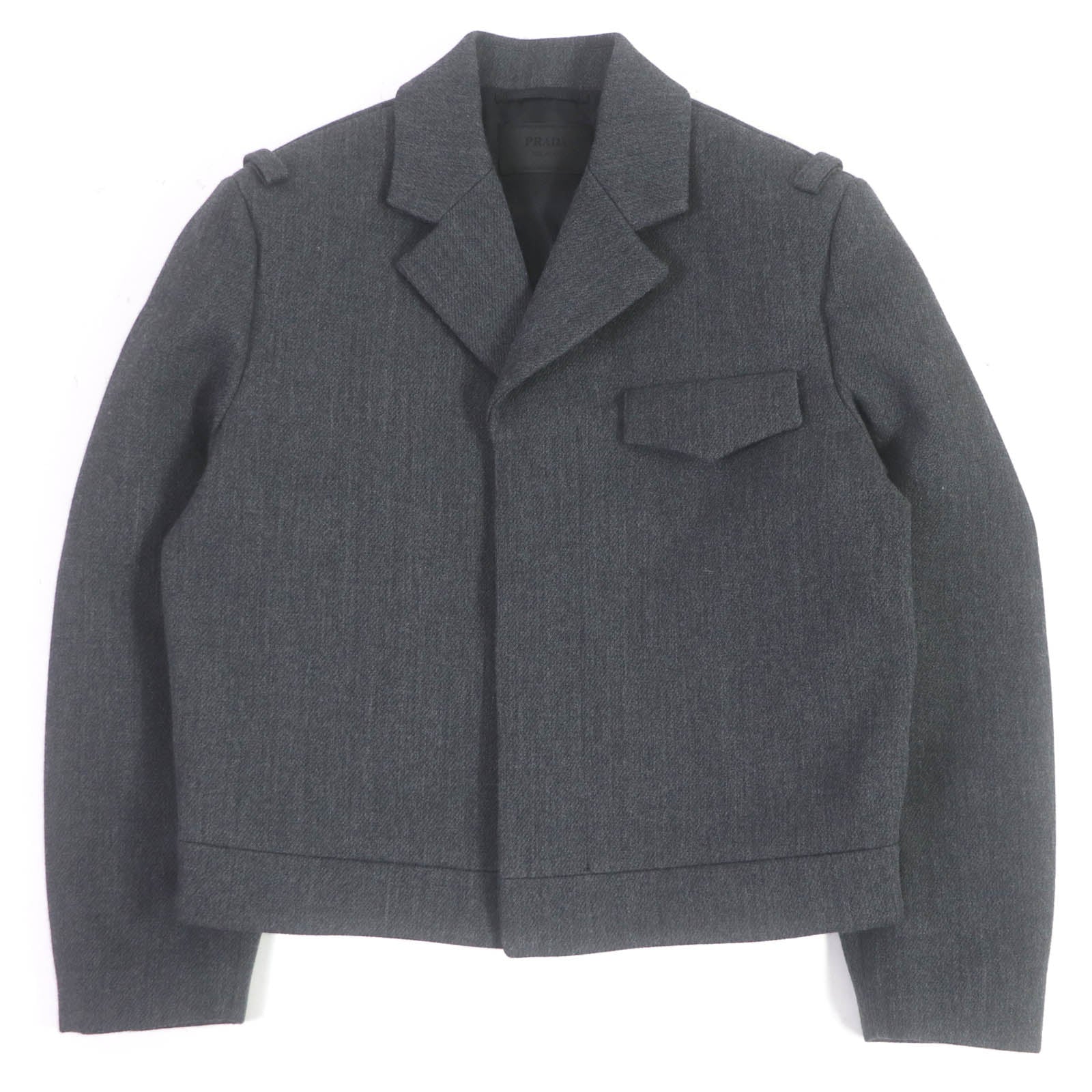 PRADA Virgin Wool Double-Breasted Jacket