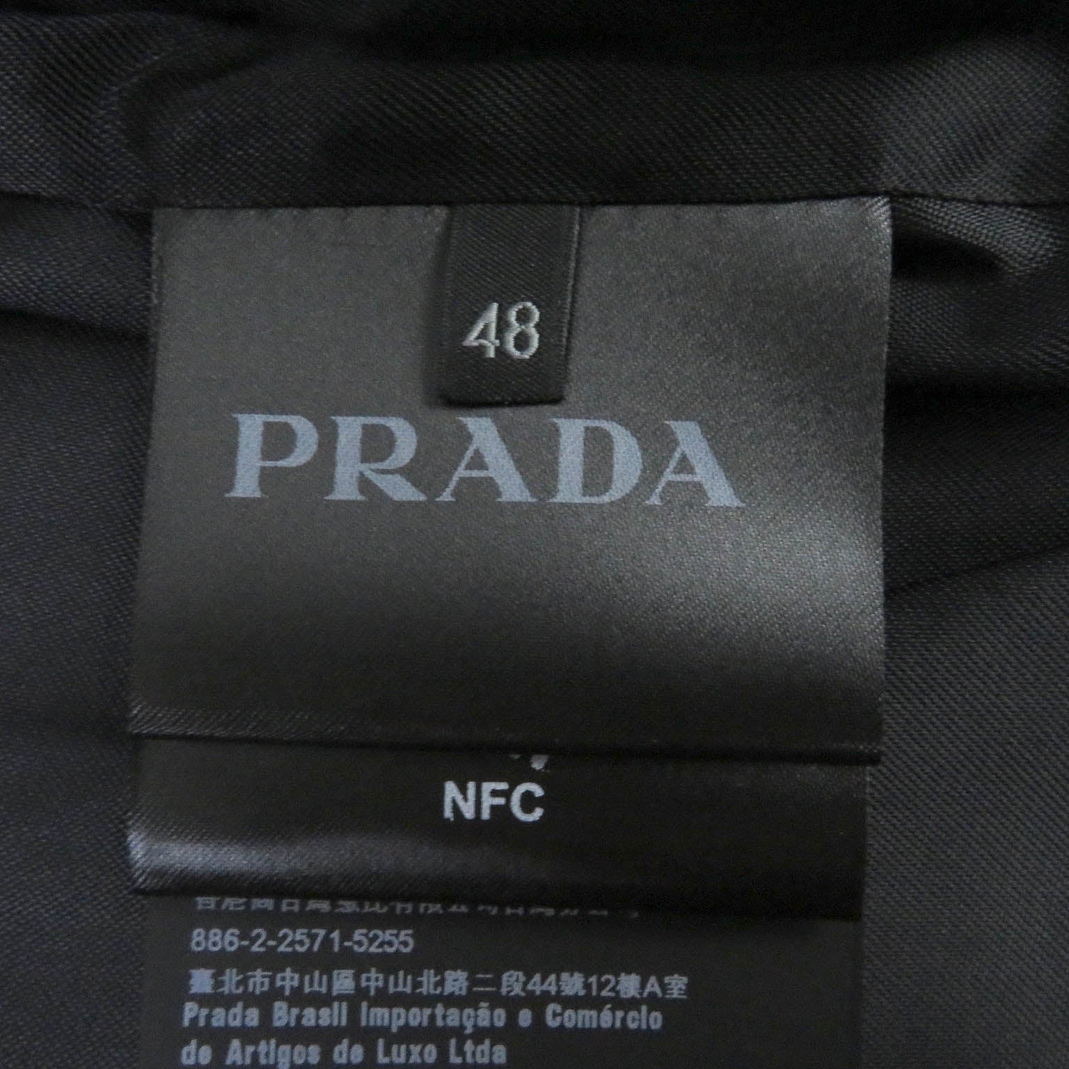 PRADA Virgin Wool Double-Breasted Jacket