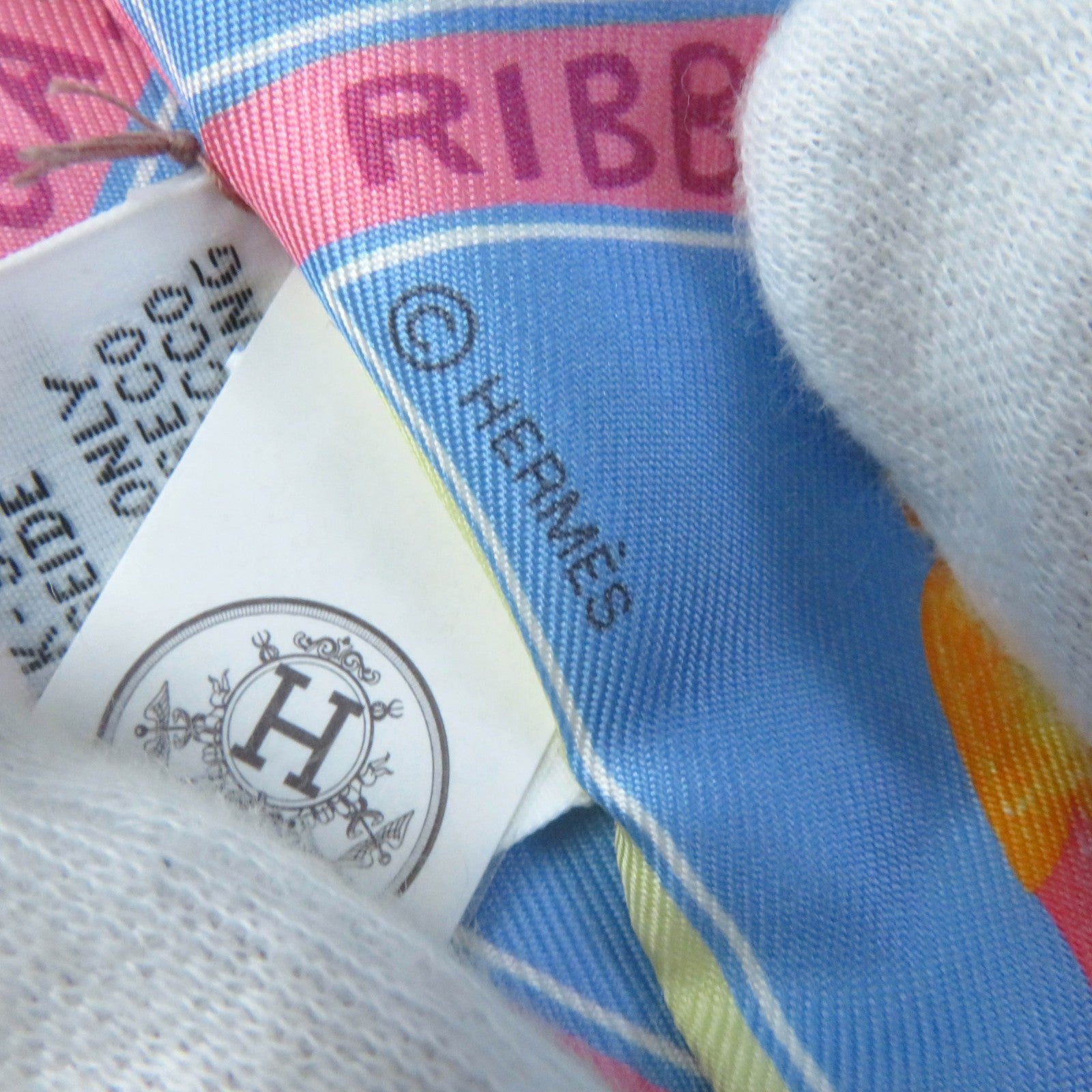 Hermes FUNNY ICE CREAM Twilly Scarf