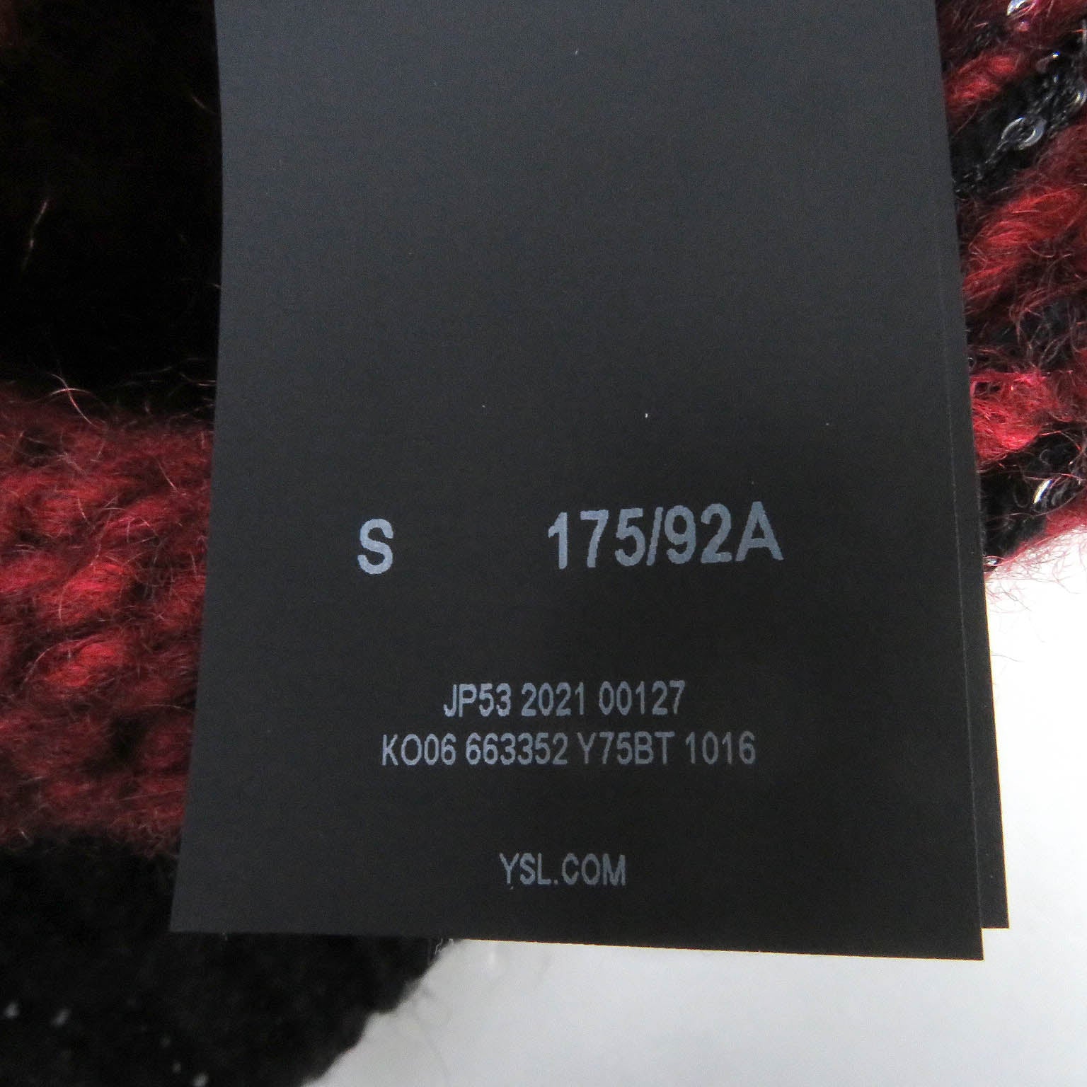 Saint Laurent Wool Nylon Cardigan Multicolor S