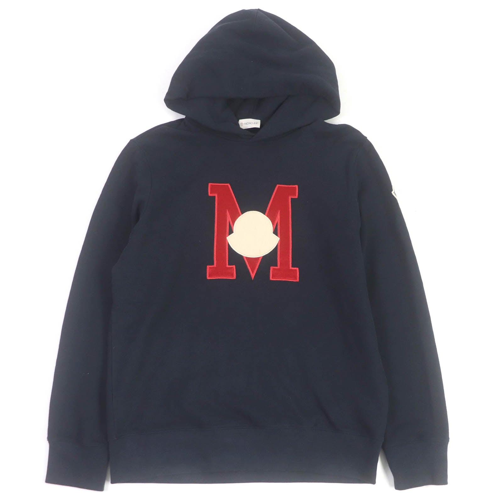 Moncler Cotton Hoodie Dark Navy M