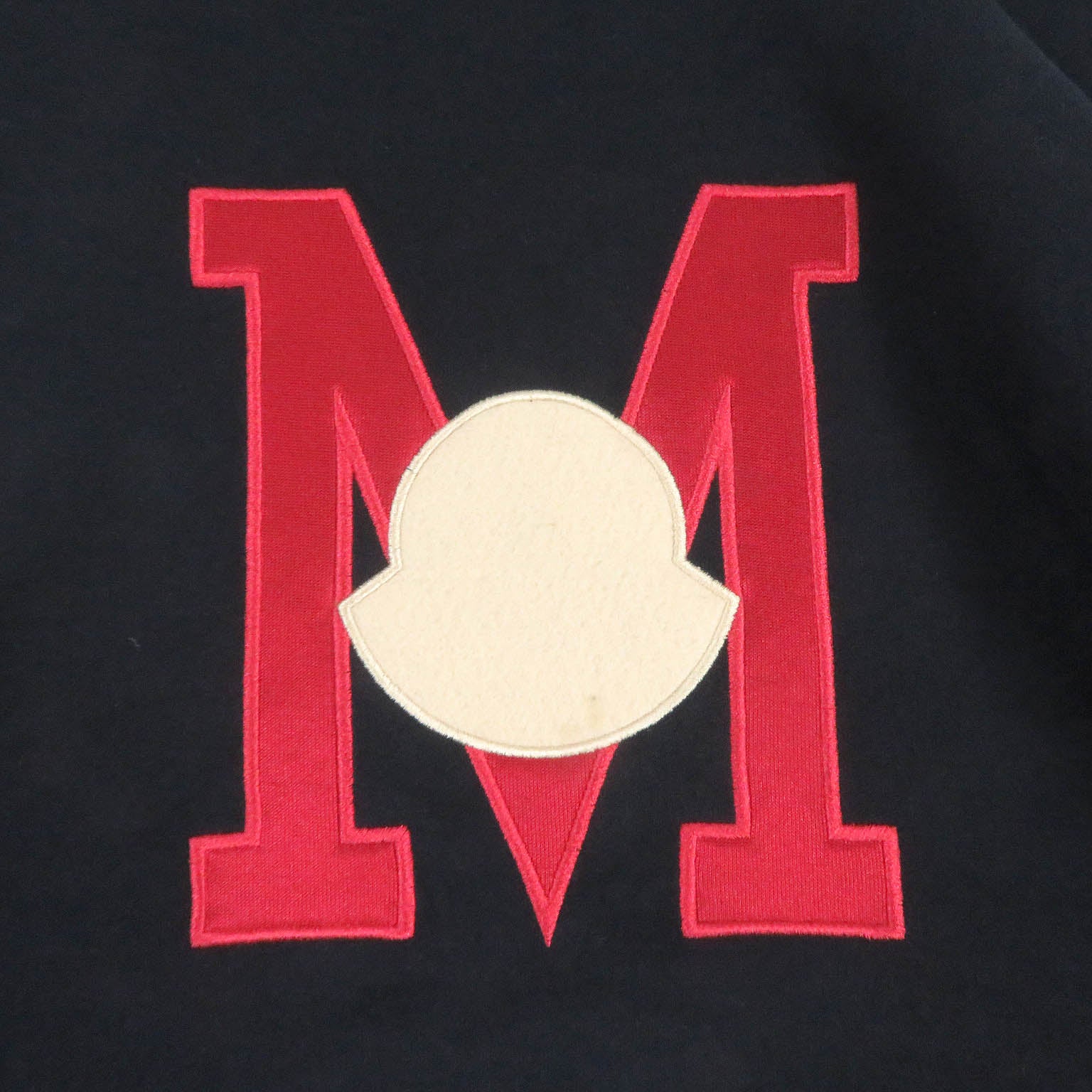 Moncler Cotton Hoodie Dark Navy M