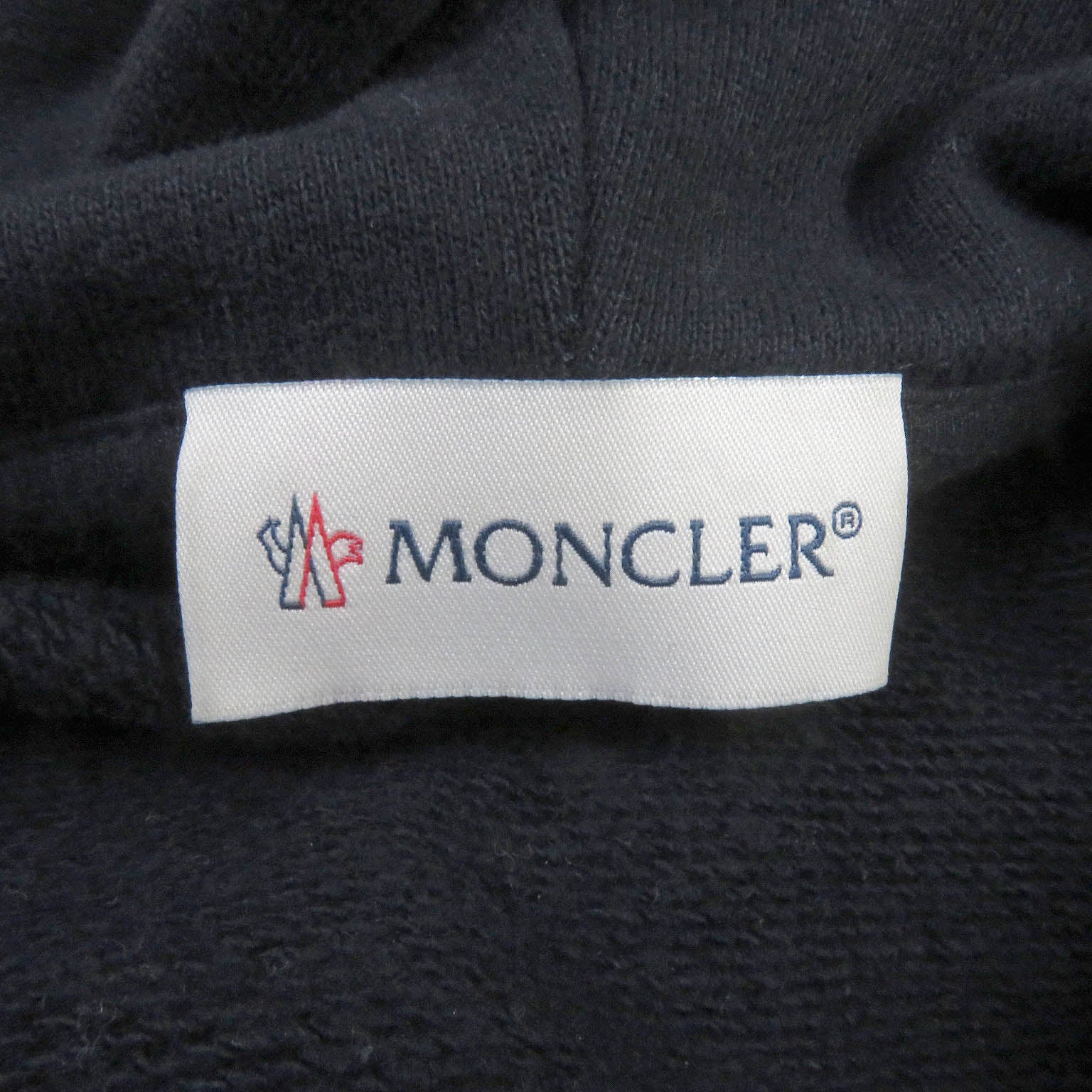 Moncler Cotton Hoodie Dark Navy M