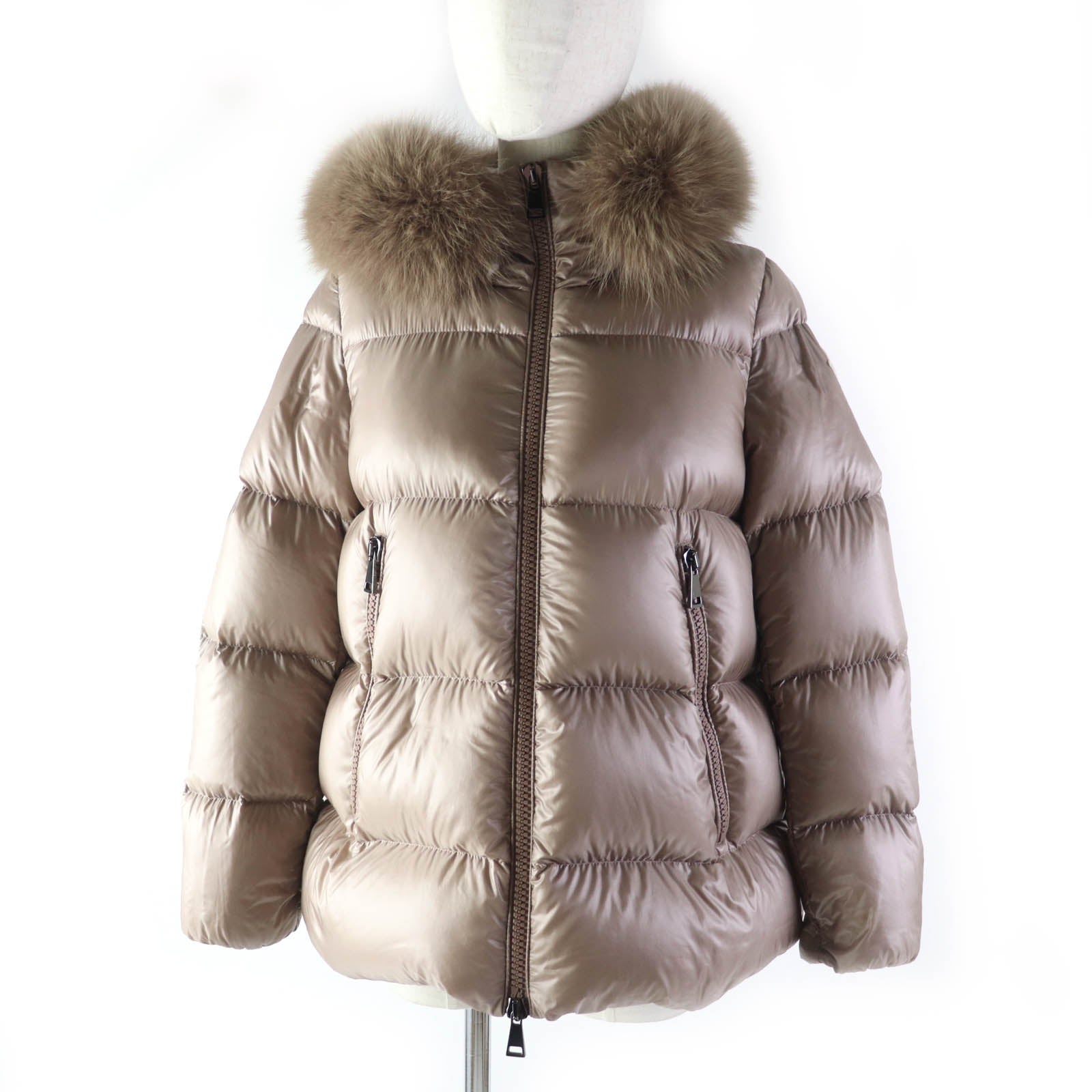 Moncler SERIFUR Down Jacket Brown Women