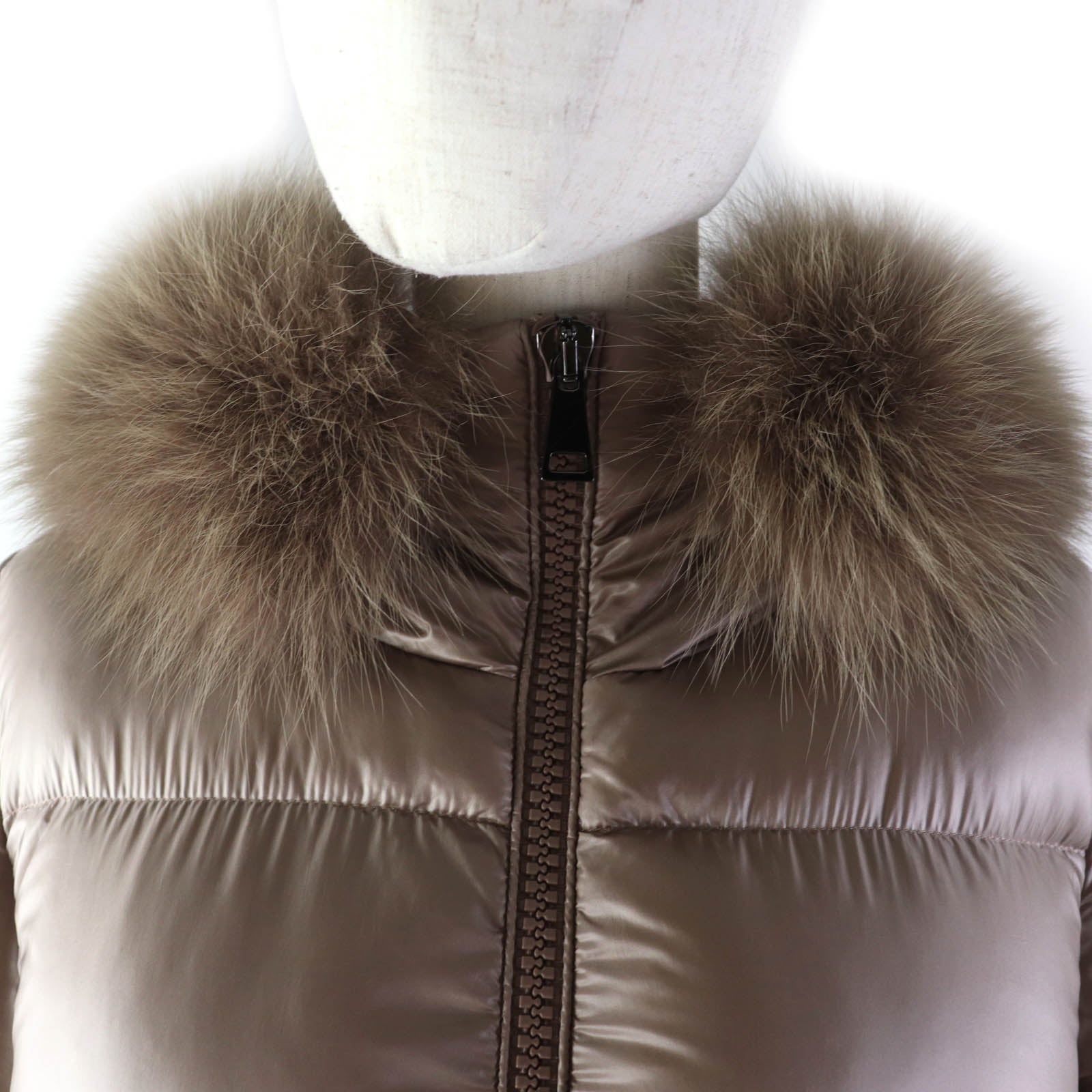 Moncler SERIFUR Down Jacket Brown Women