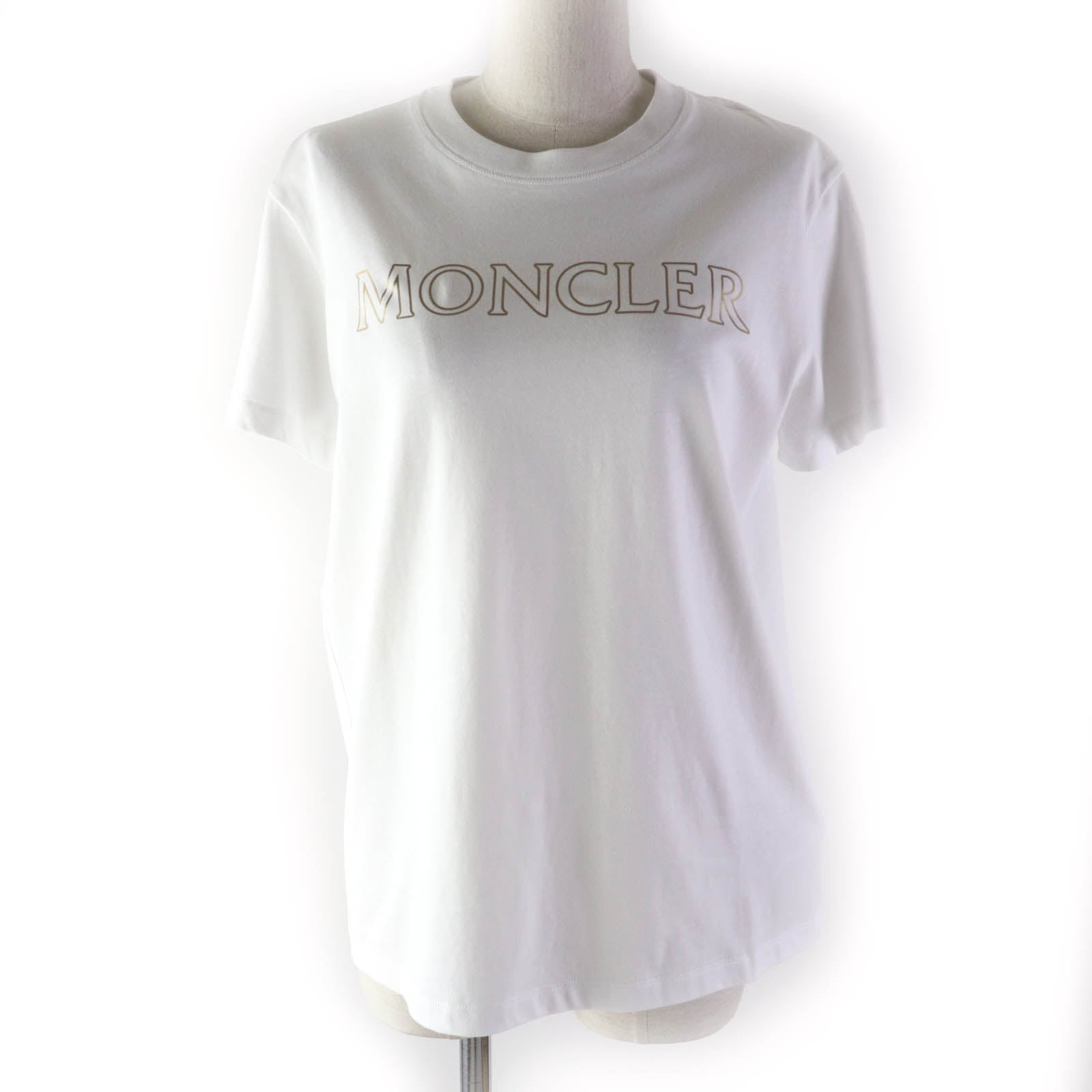 Moncler Logo Crew Neck T-Shirt White M