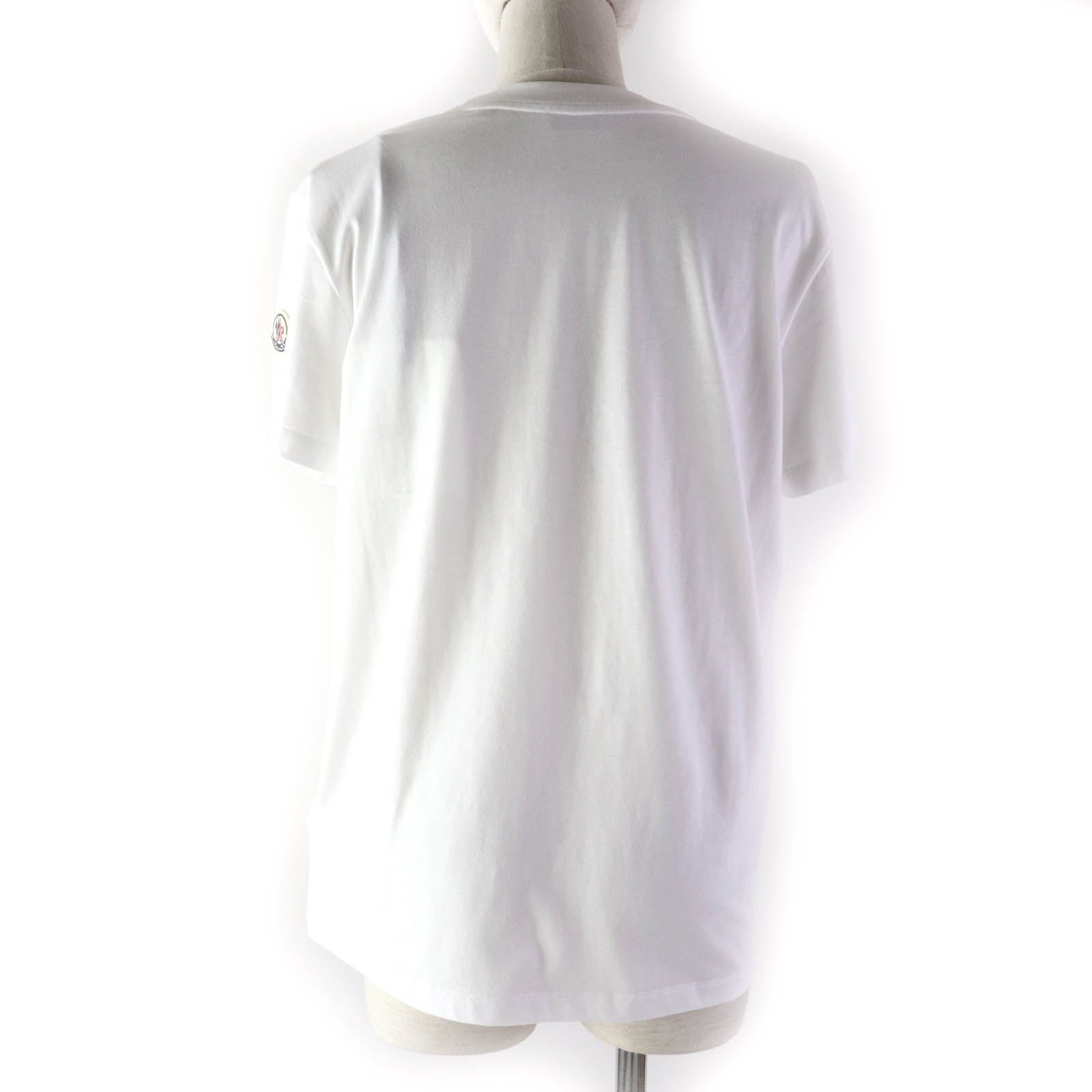 Moncler Logo Crew Neck T-Shirt White M