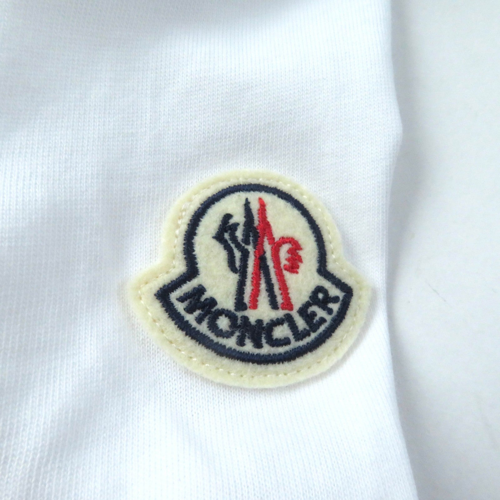 Moncler Logo Crew Neck T-Shirt White M