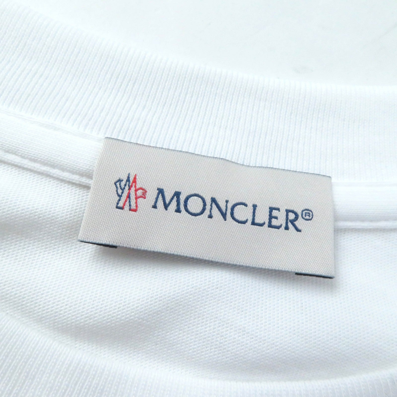 Moncler Logo Crew Neck T-Shirt White M