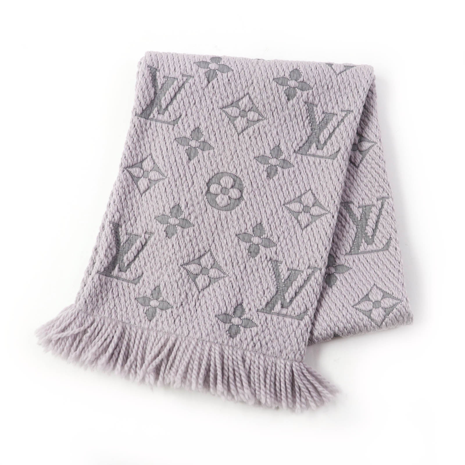 Louis Vuitton Wool Silk Monogram Scarf M74742