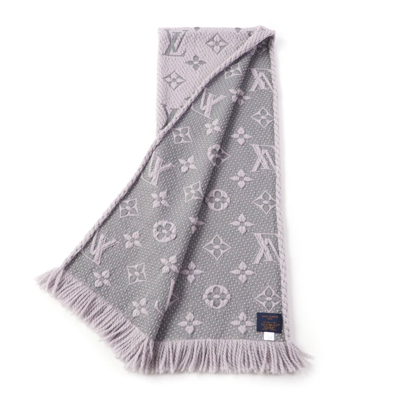 Louis Vuitton Wool Silk Monogram Scarf M74742