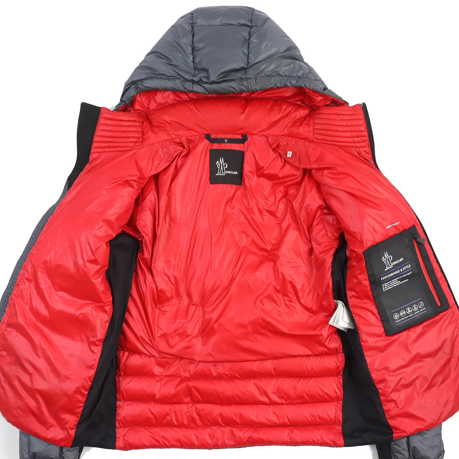 Moncler MOUTHE Down Jacket Gray Mens