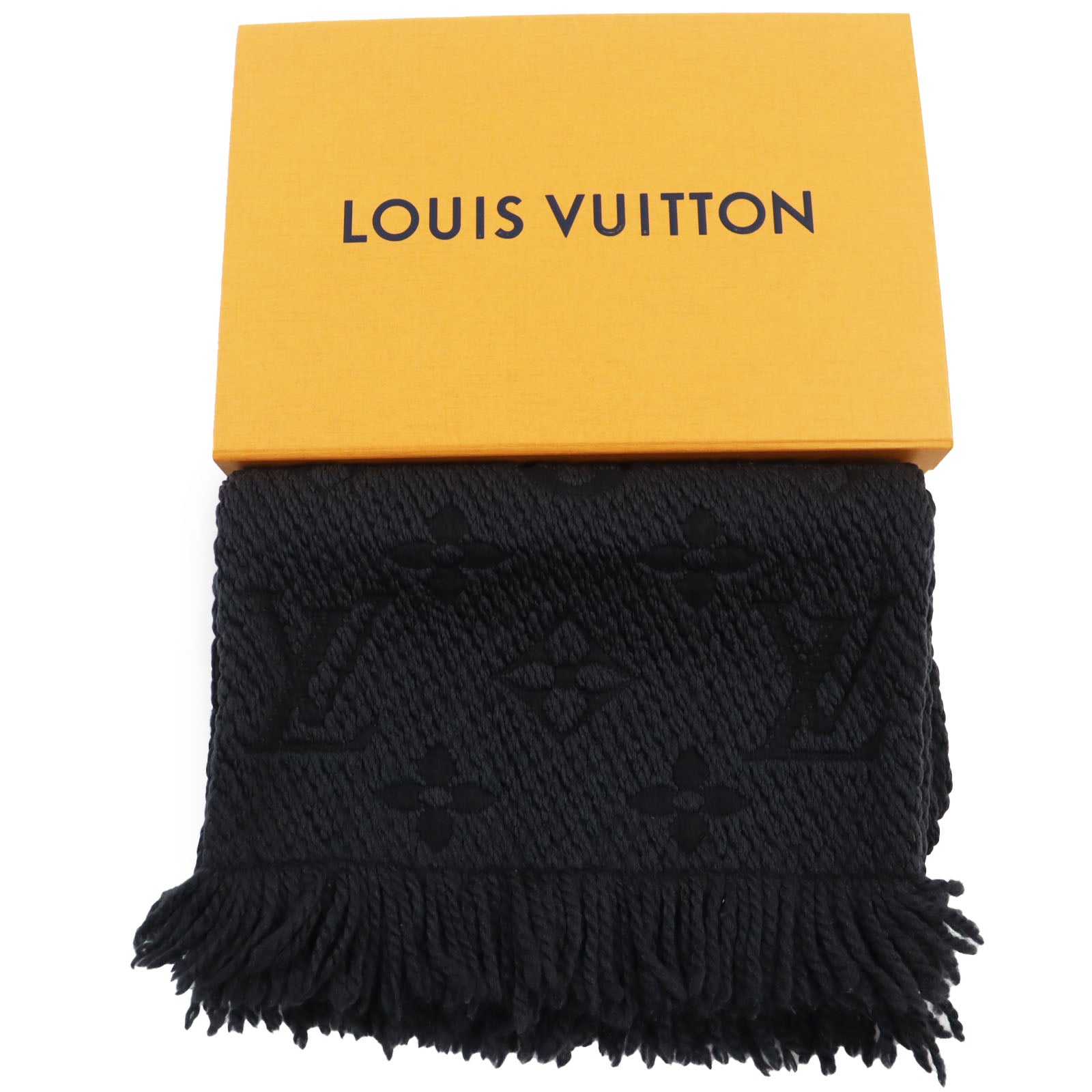 Louis Vuitton Logomania Wool Silk Scarf