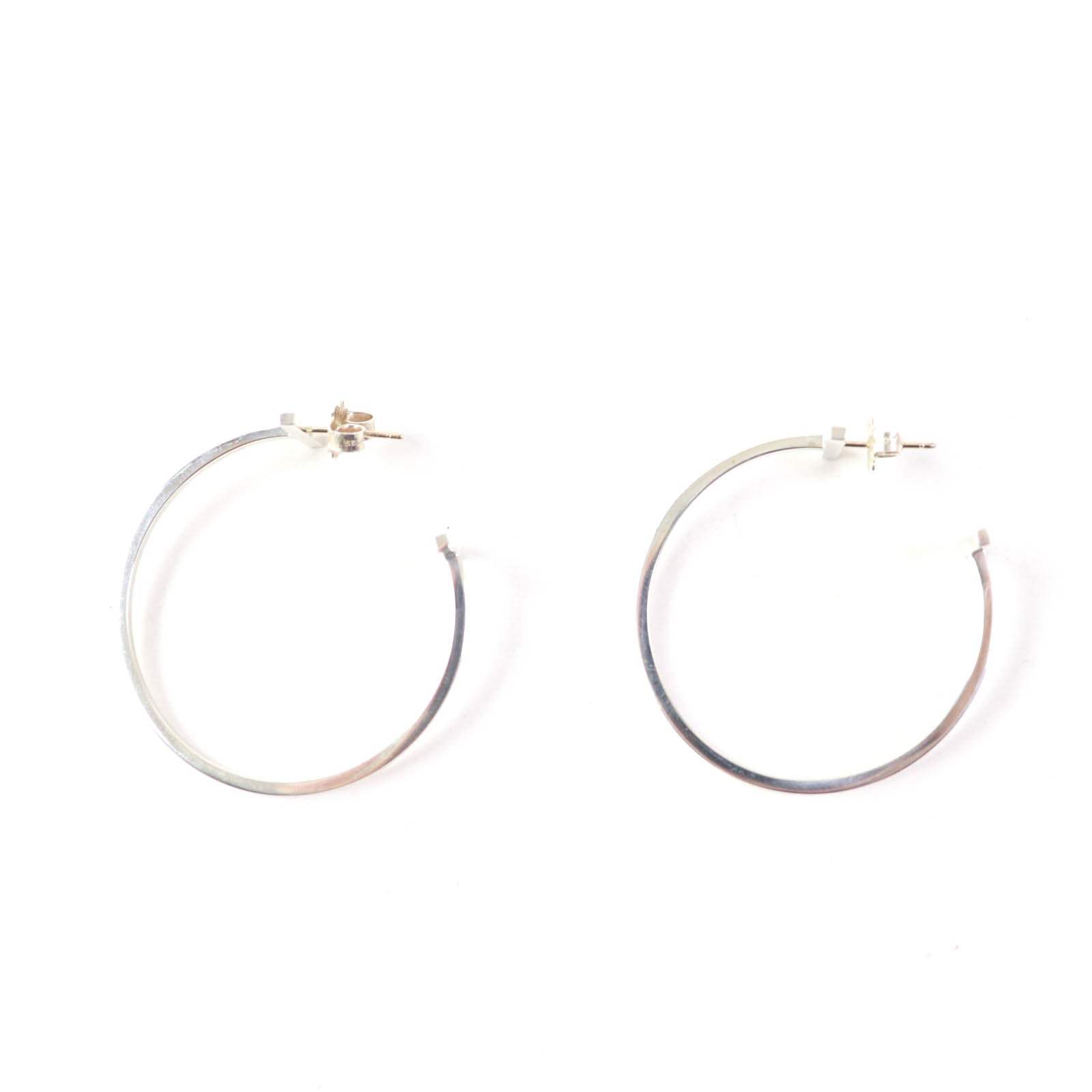 Tiffany & Co AG925 Silver Hoop Earrings