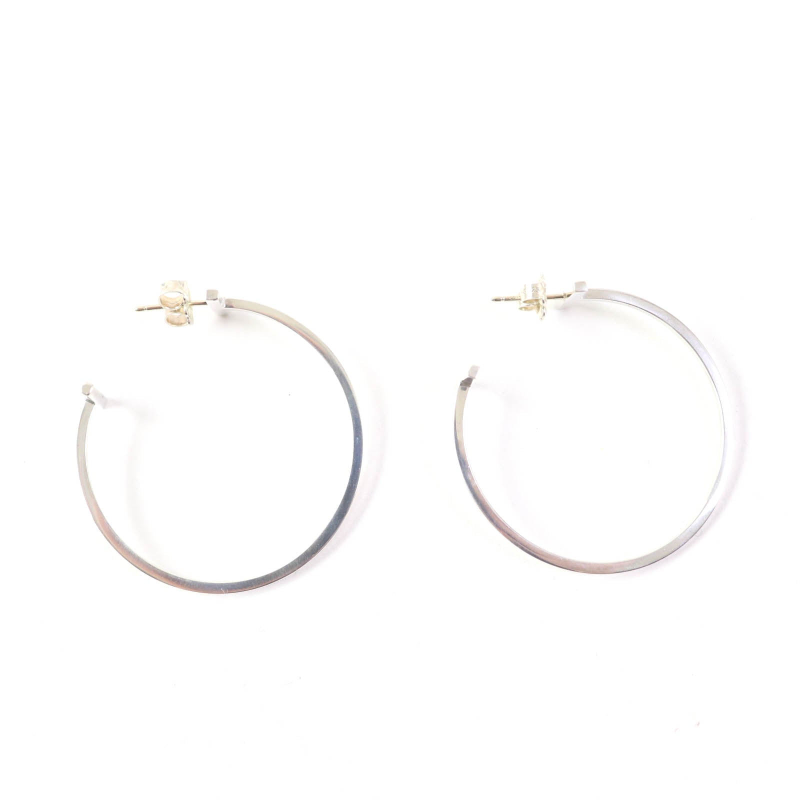 Tiffany & Co AG925 Silver Hoop Earrings