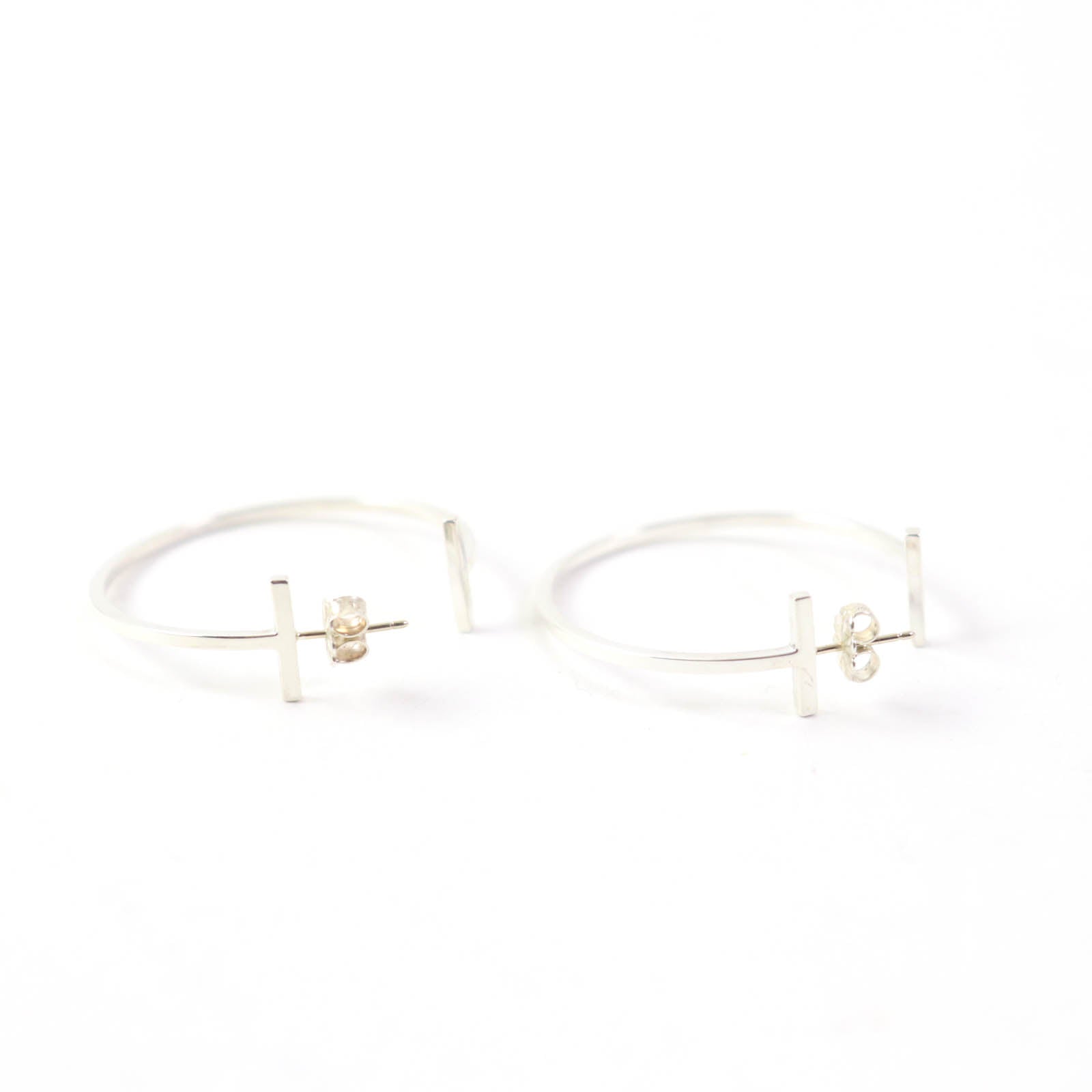 Tiffany & Co AG925 Silver Hoop Earrings