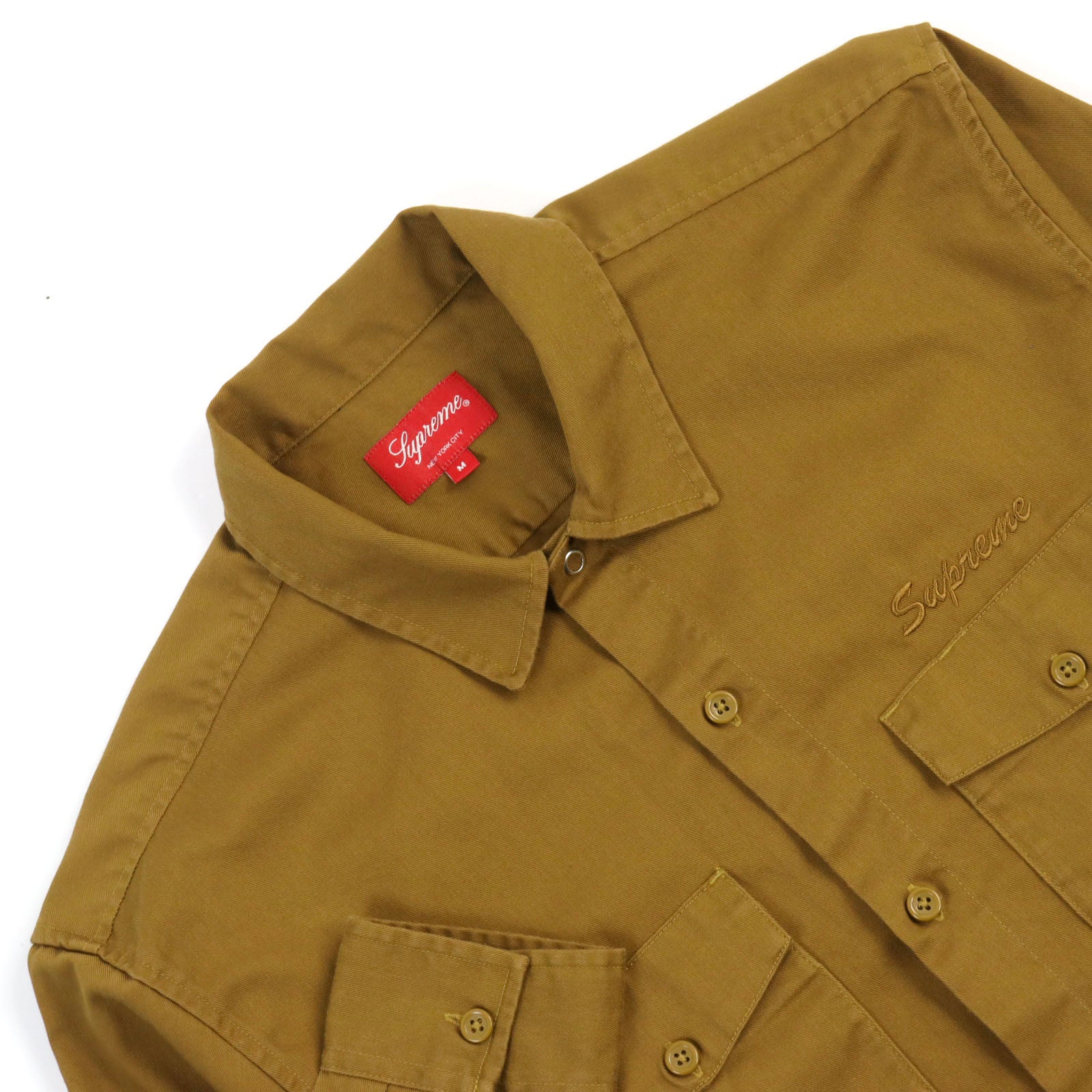 Supreme RAYMOND PETTIBON Work Shirt Brown M