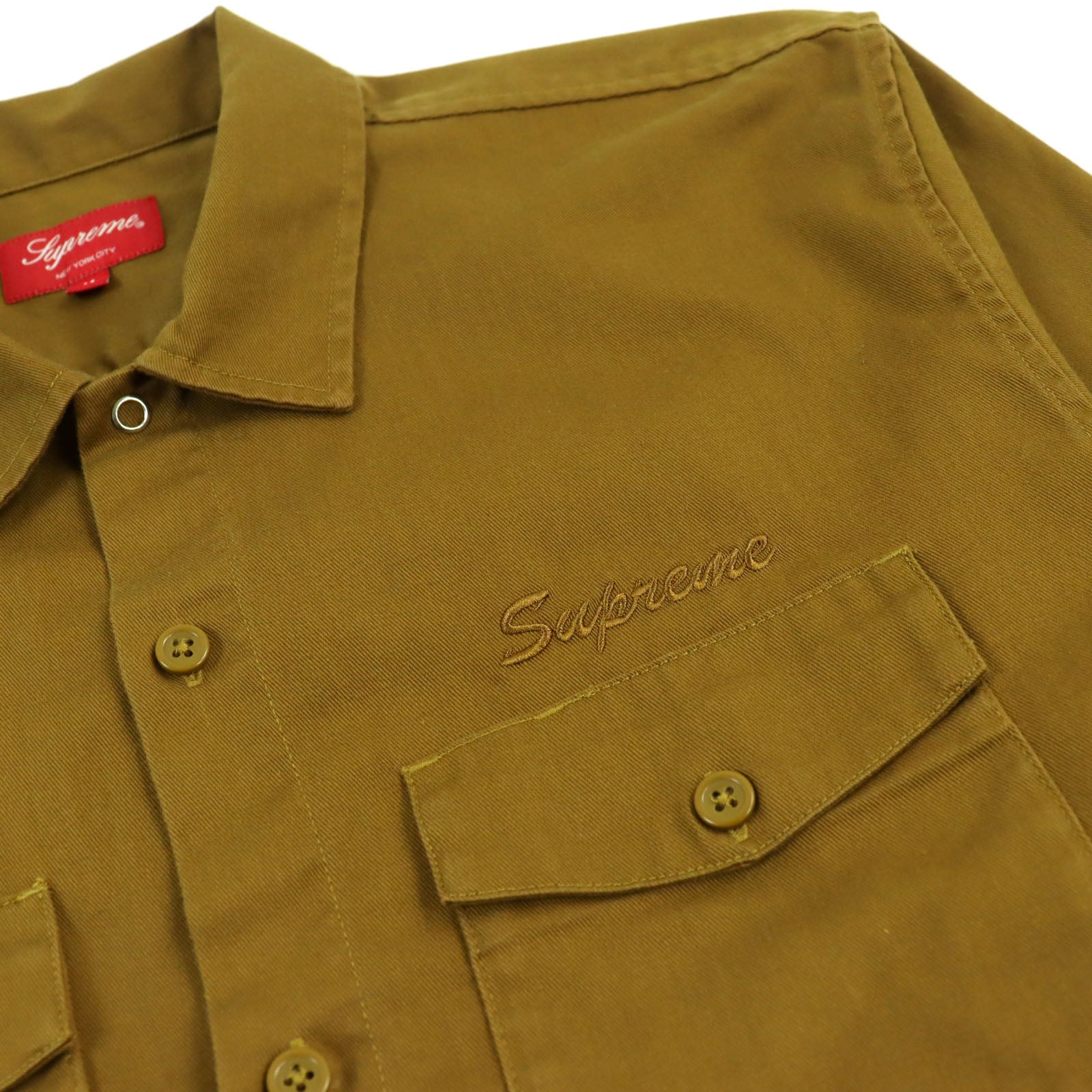 Supreme RAYMOND PETTIBON Work Shirt Brown M