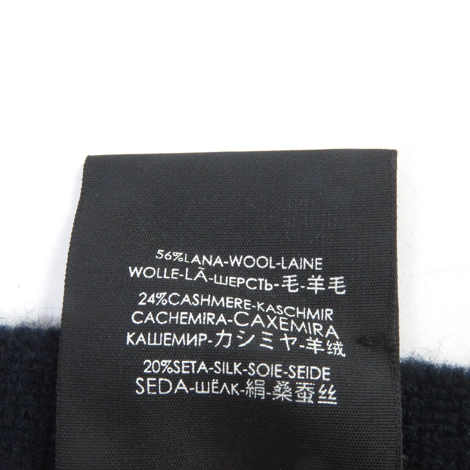 Gucci Wool Cashmere Silk Bee Embroidery Scarf