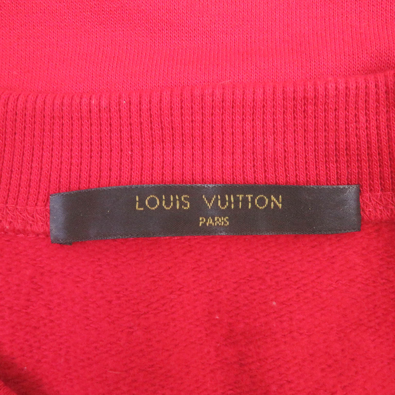 Louis Vuitton Monogram Arch Logo Sweatshirt Red XXL