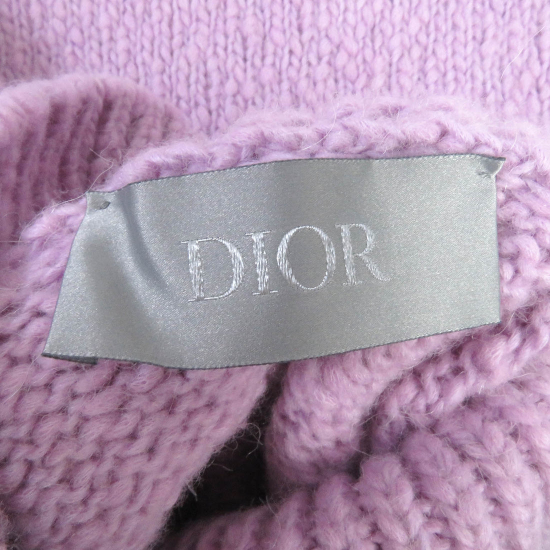 Dior Holographic Ribbed Turtleneck Sweater M