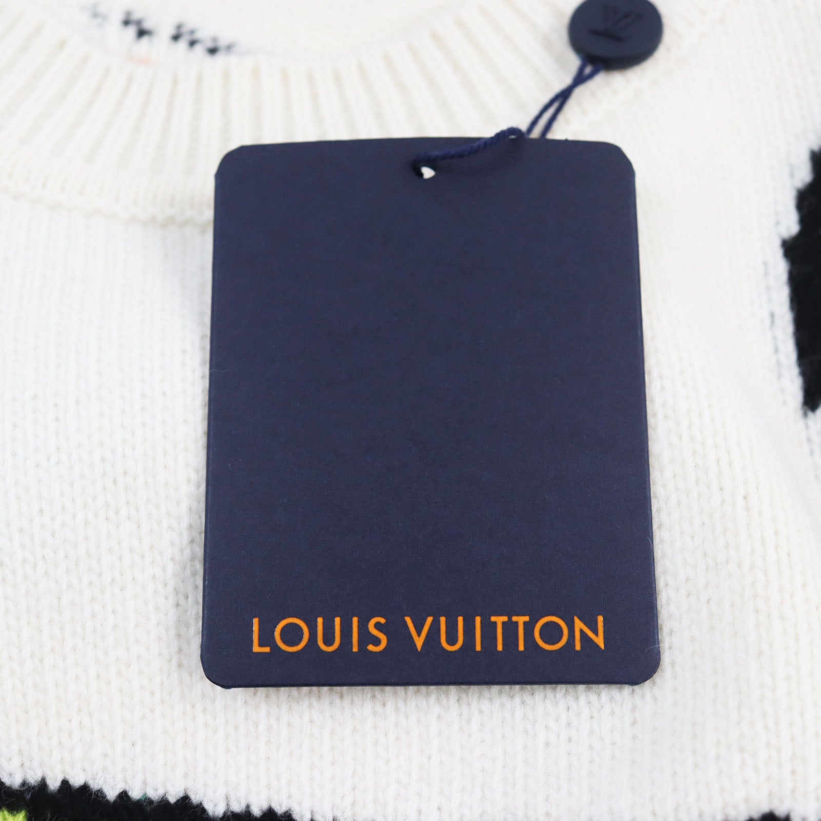 Louis Vuitton Wool Crewneck Puzzle Jacquard