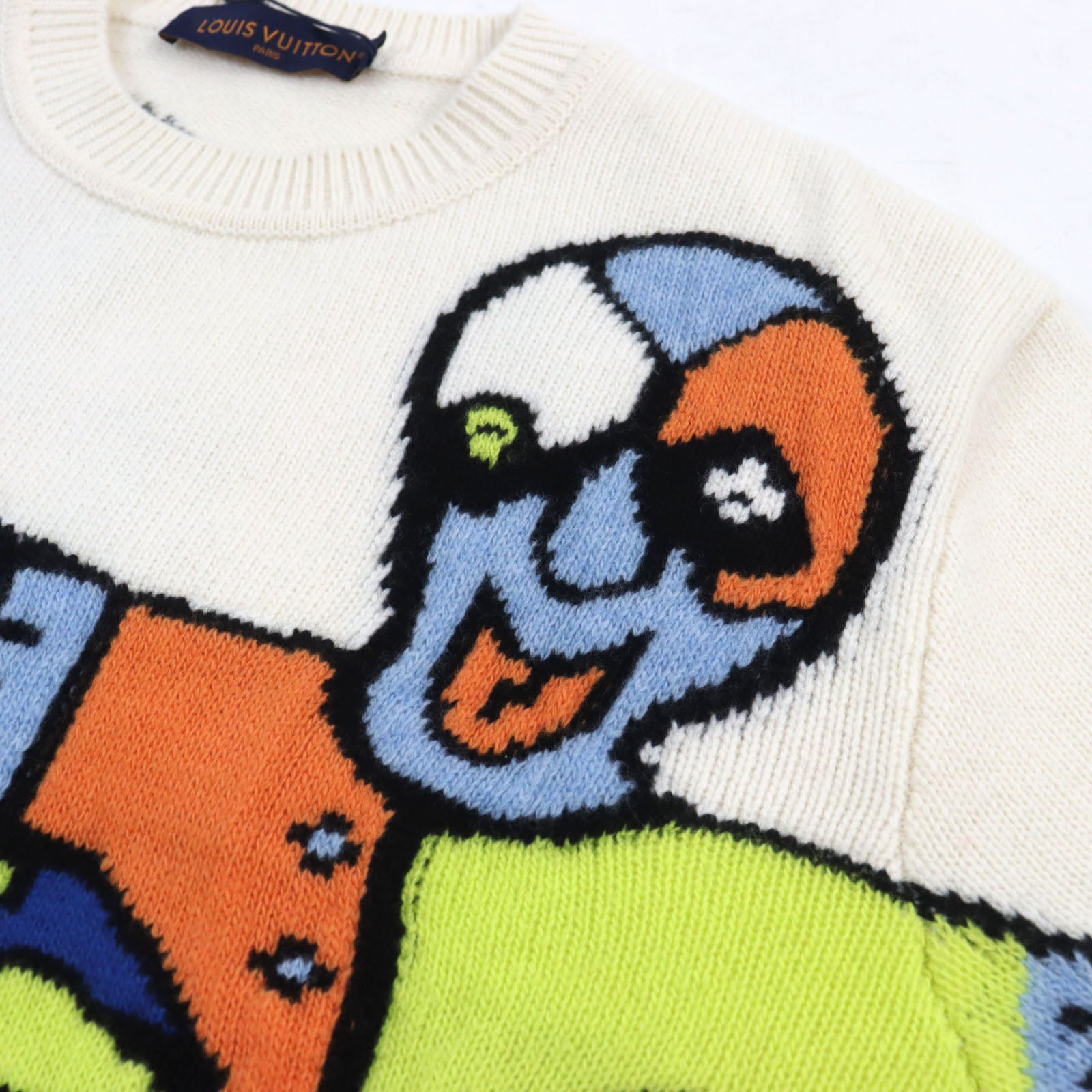 Louis Vuitton Wool Crewneck Puzzle Jacquard