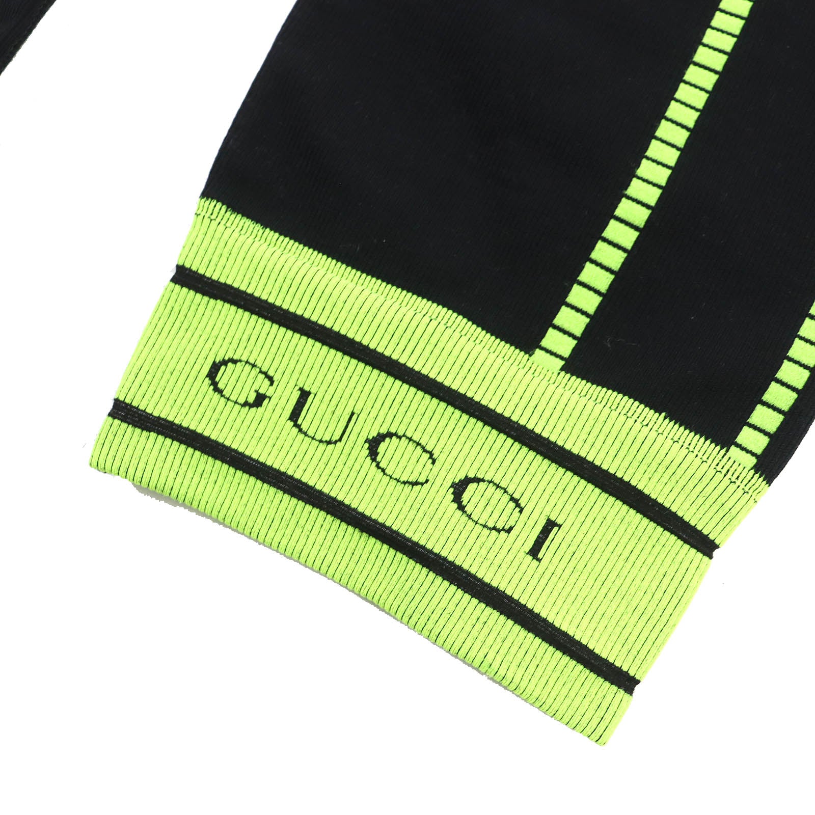 GUCCI Nylon Polyurethane Logo Leggings Black S