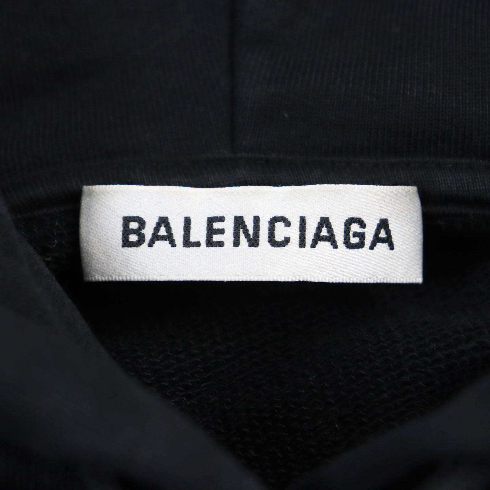 Balenciaga Cotton Back Logo Pullover XS