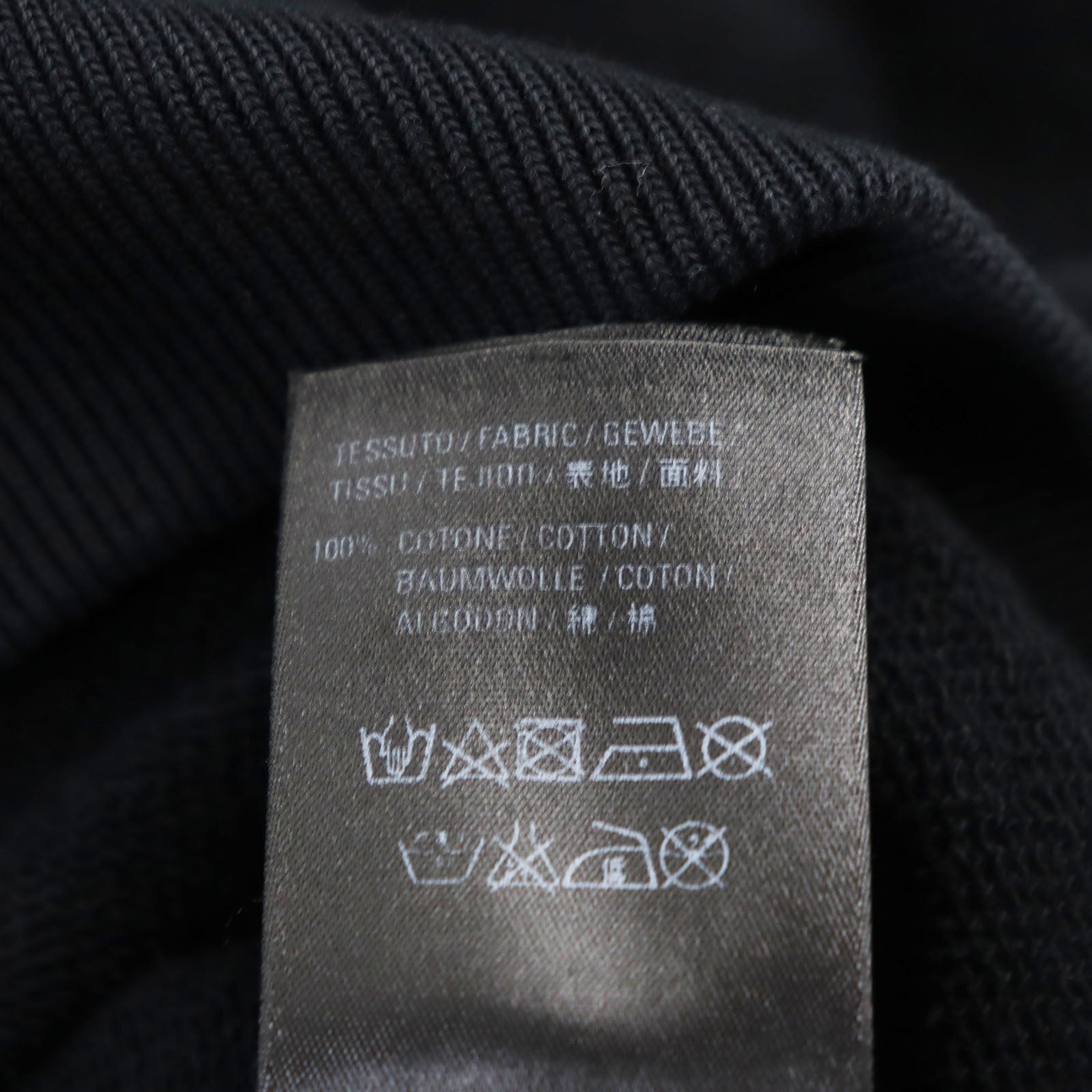 Balenciaga Cotton Back Logo Pullover XS