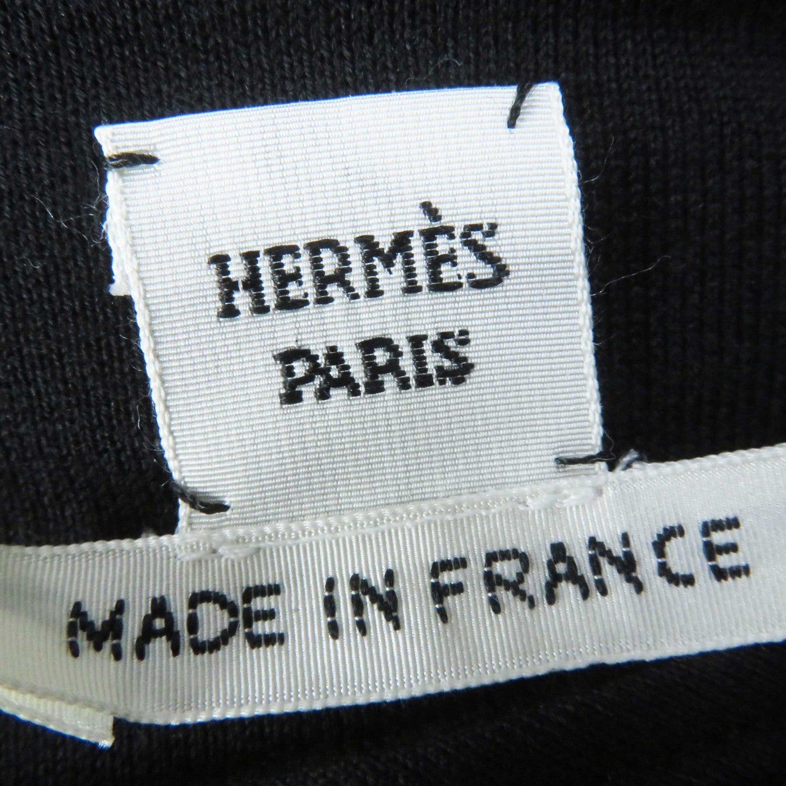 Hermes Cotton Embroidered Sweatshirt Black 36 Women