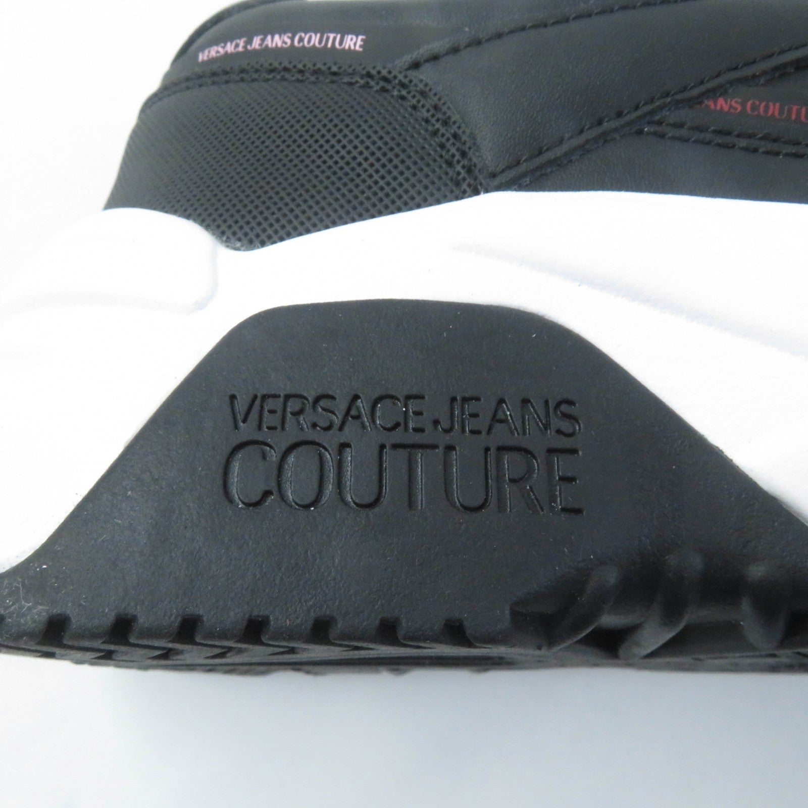 Versace Logo Lace-up Sneakers Black Blue