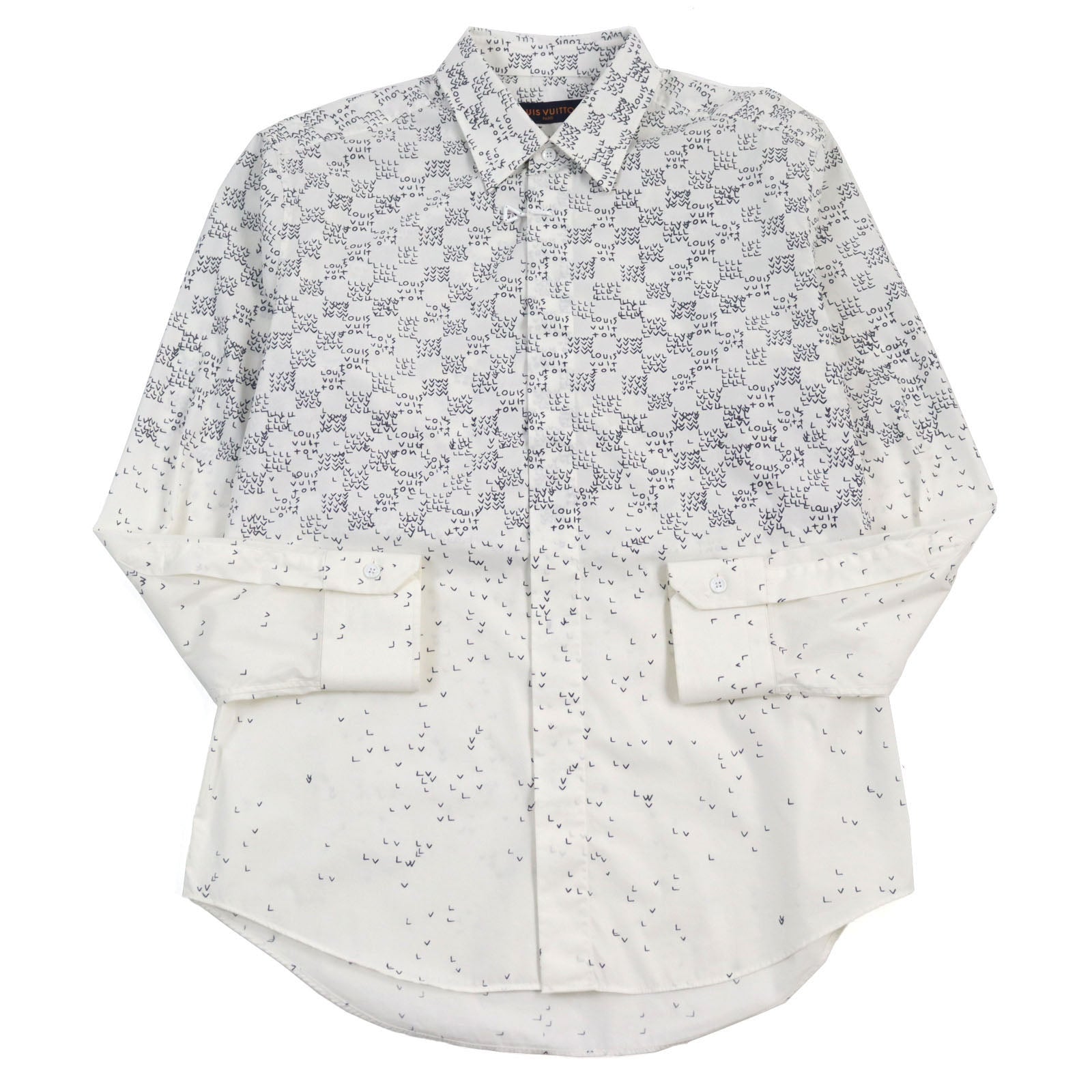 Louis Vuitton Damier Gradient Long Sleeve Shirt S