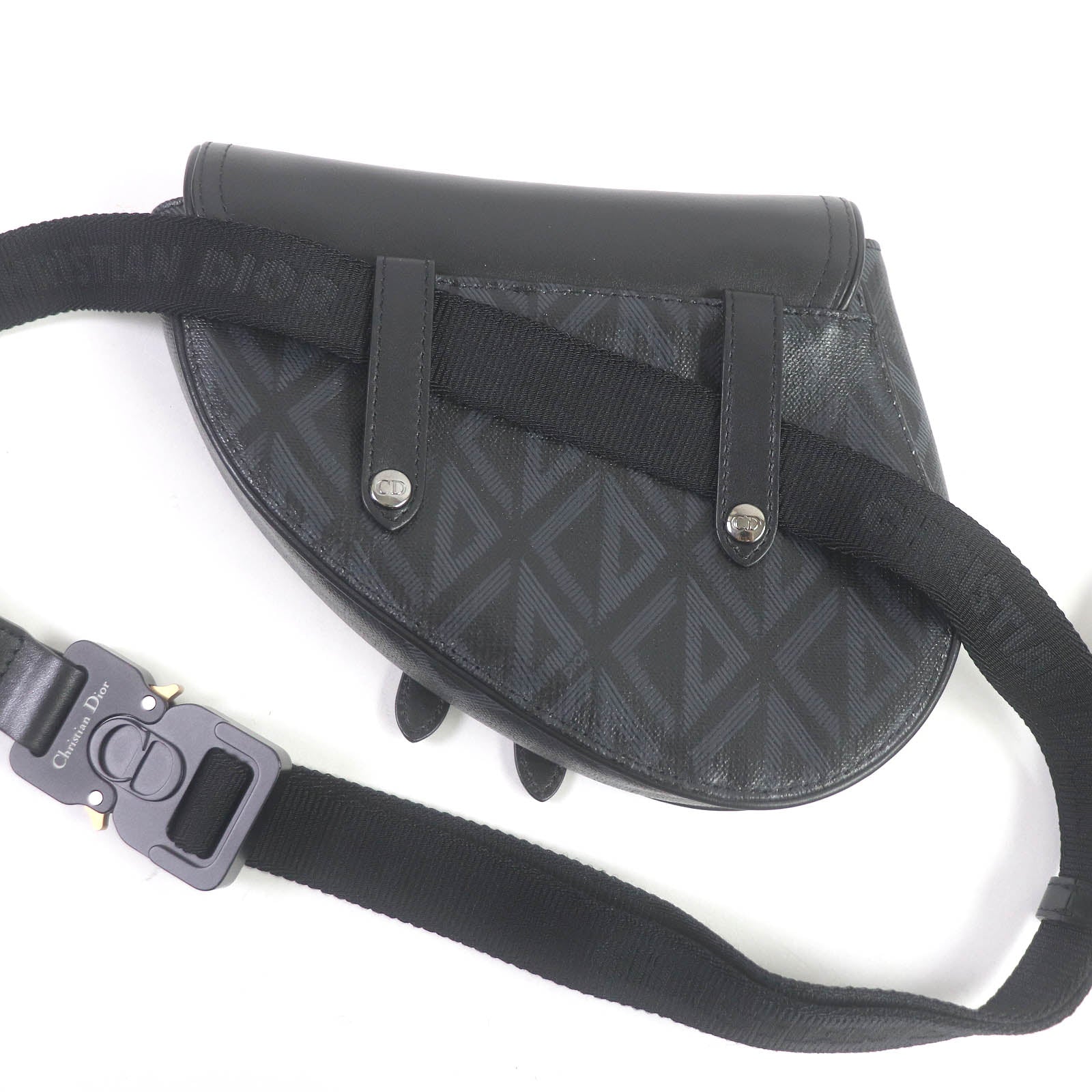 Dior Saddle Mini CD Diamond Logo Leather Body Bag