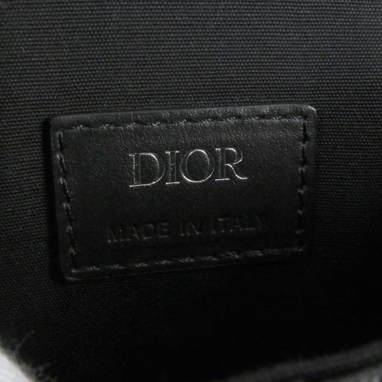 Dior Saddle Mini CD Diamond Logo Leather Body Bag