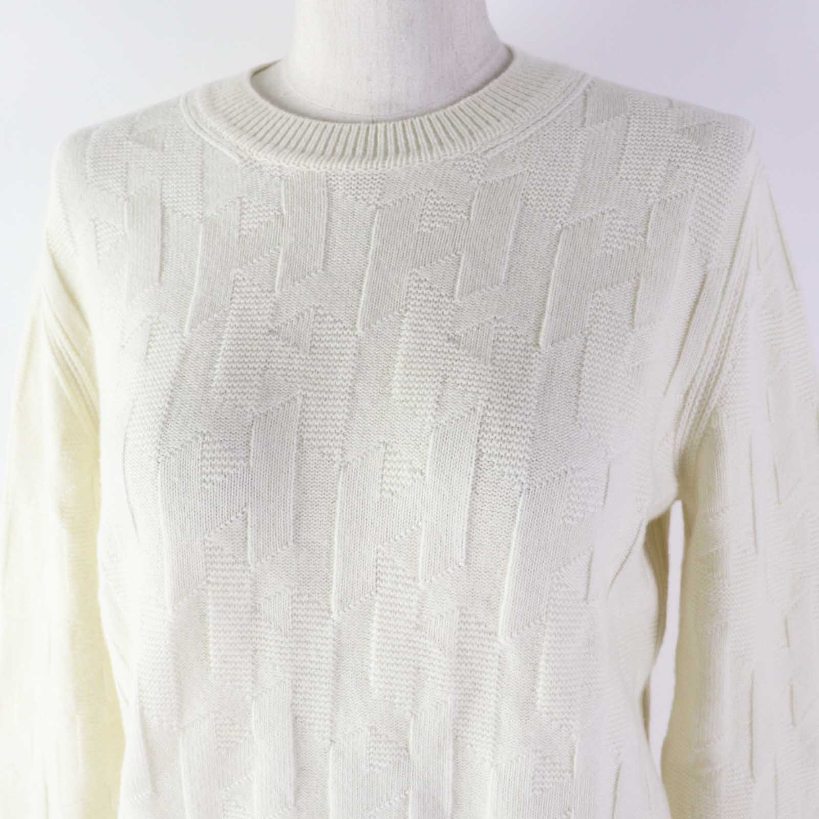 Hermes Wool H Motif Long Sleeve Knit 38