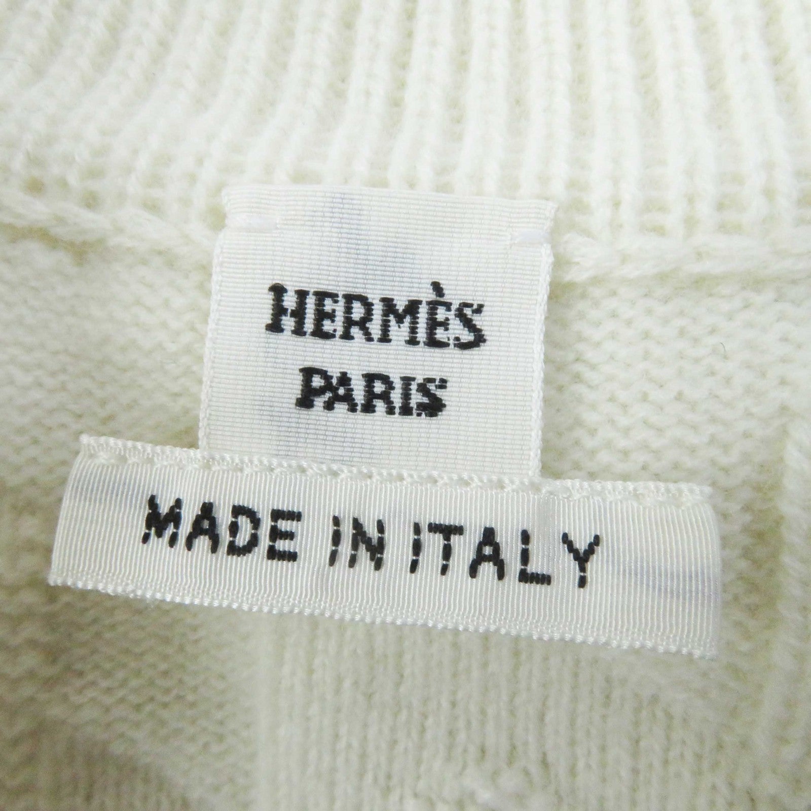 Hermes Wool H Motif Long Sleeve Knit 38