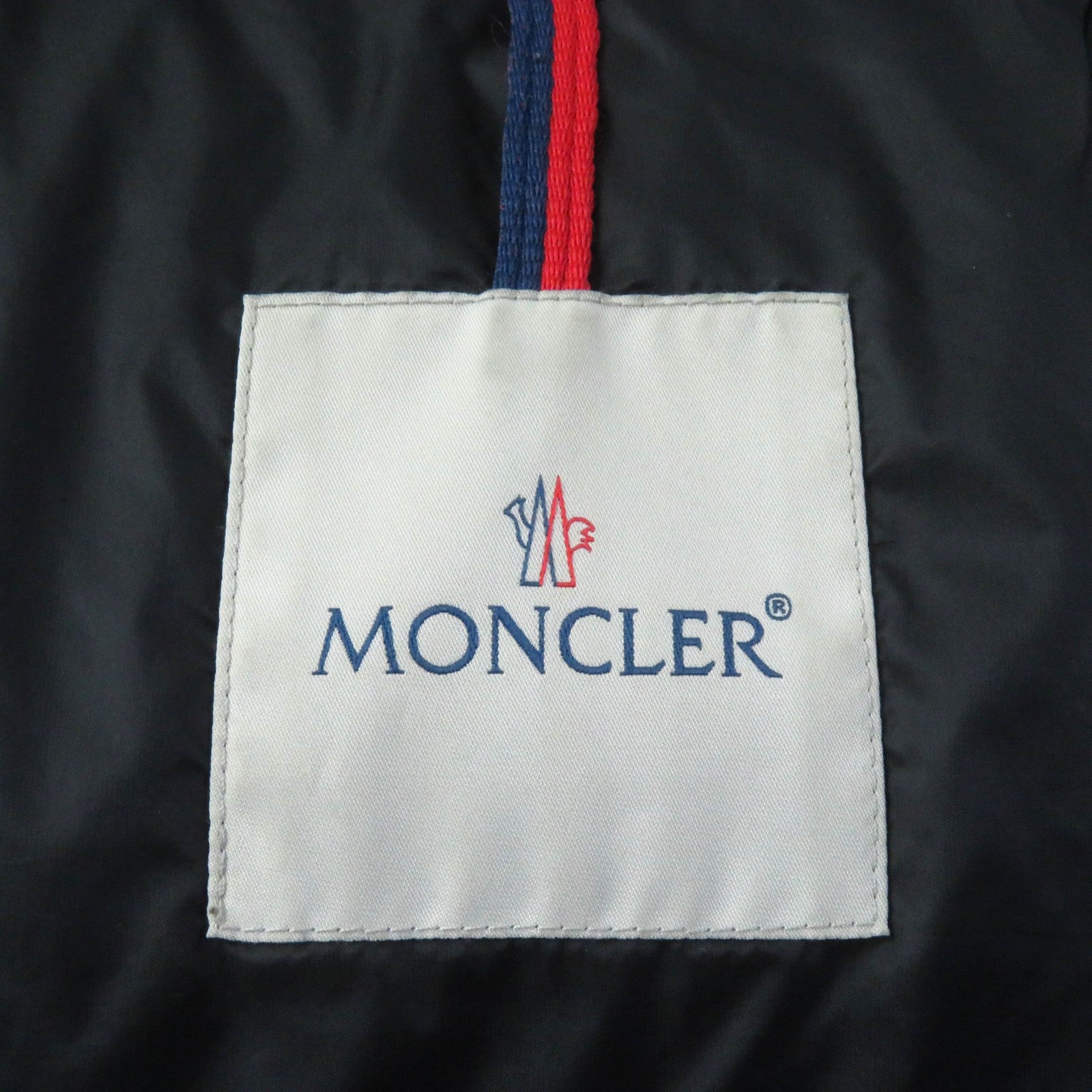 Moncler HERMIFUR Nylon Down Coat with Fur Hood