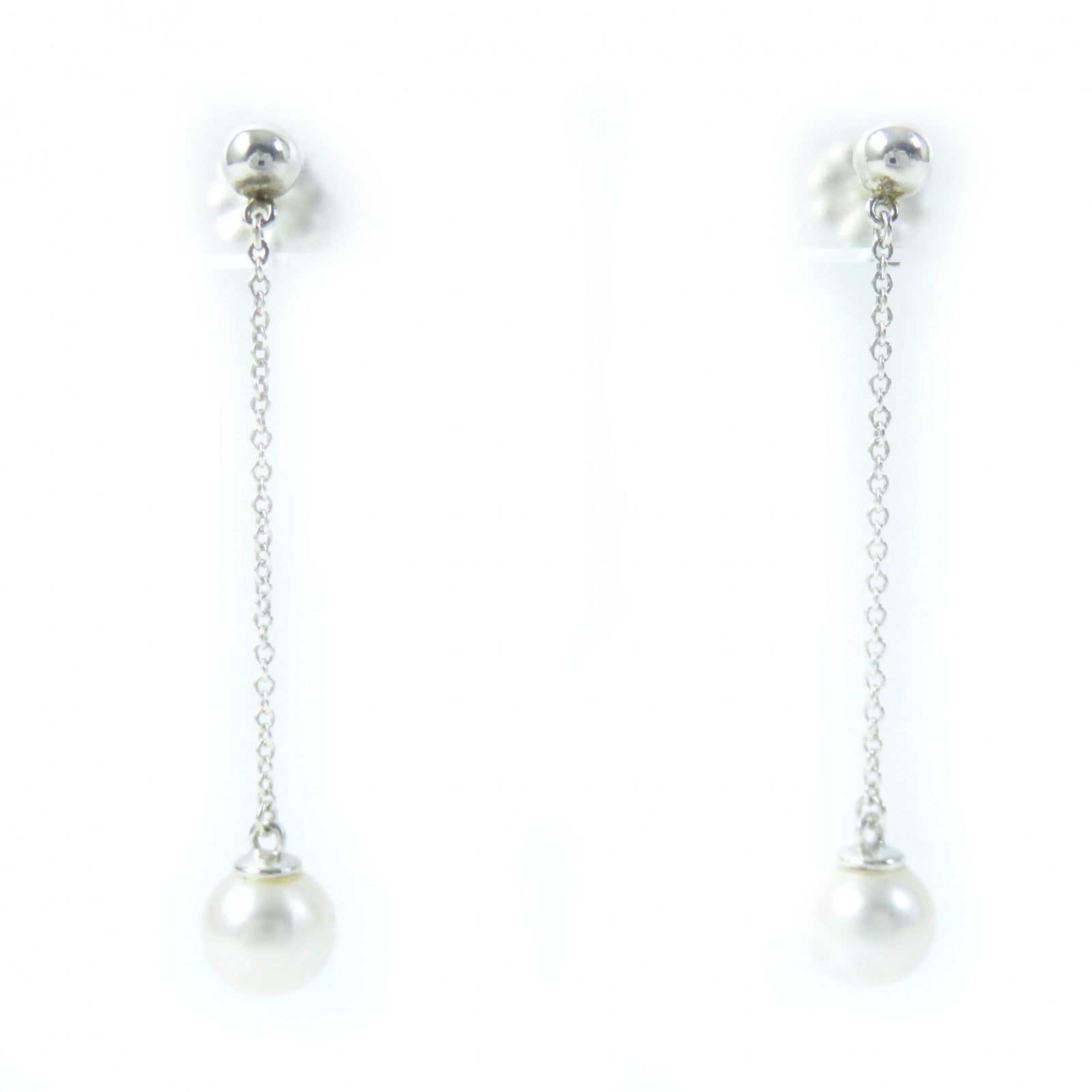 Tiffany & Co Pearl Chain Earrings AG925